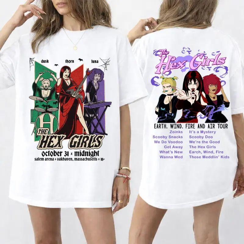The He× Girls Rock Band Music Halloween Retro 90s Unisex Shirt