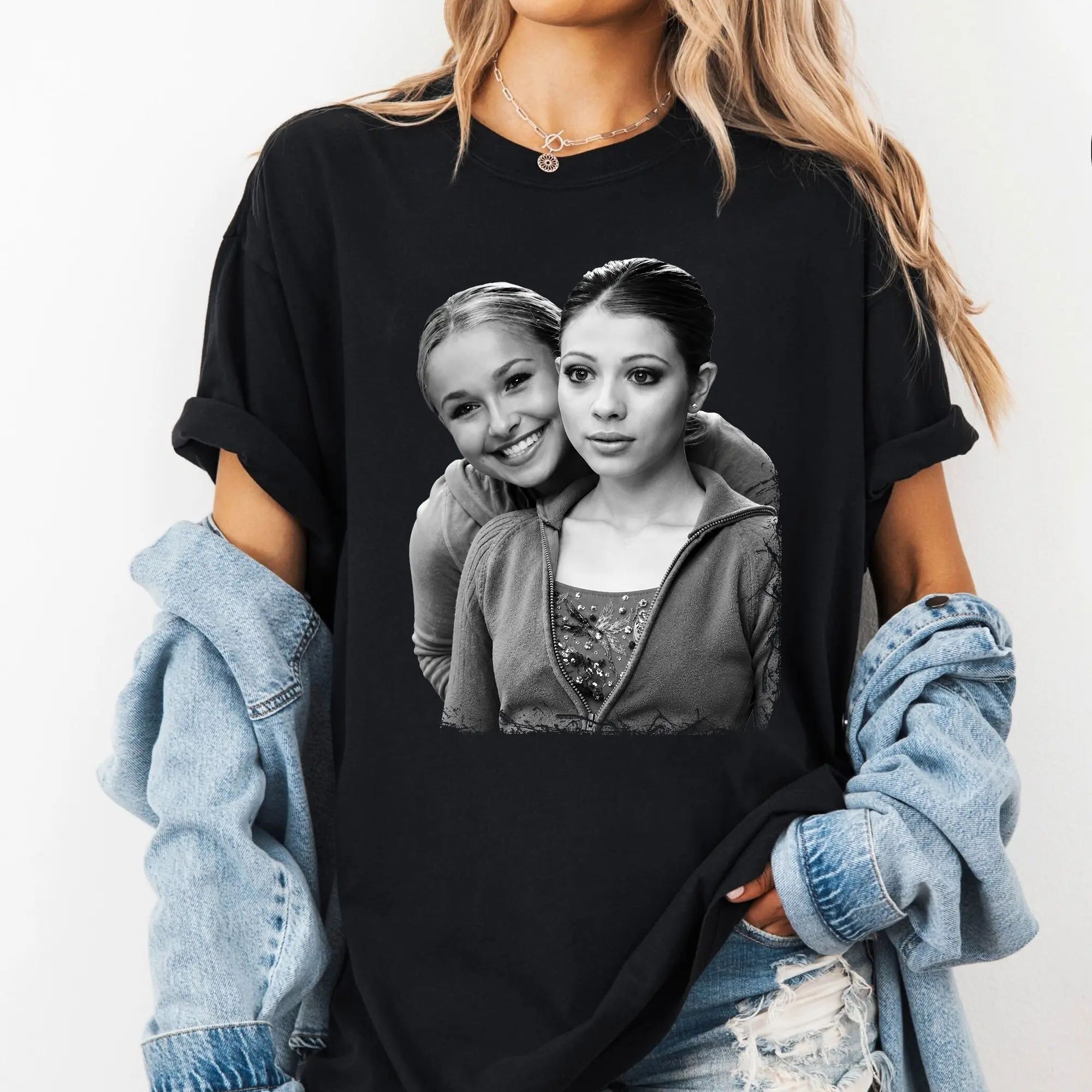 Michelle Trachtenberg and Hayden Panettiere Ice Pincess 2005 Movie T-shirt