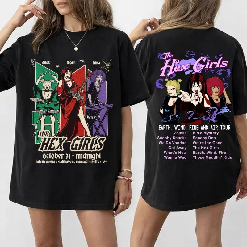The He× Girls Rock Band Music Halloween Retro 90s Unisex Shirt