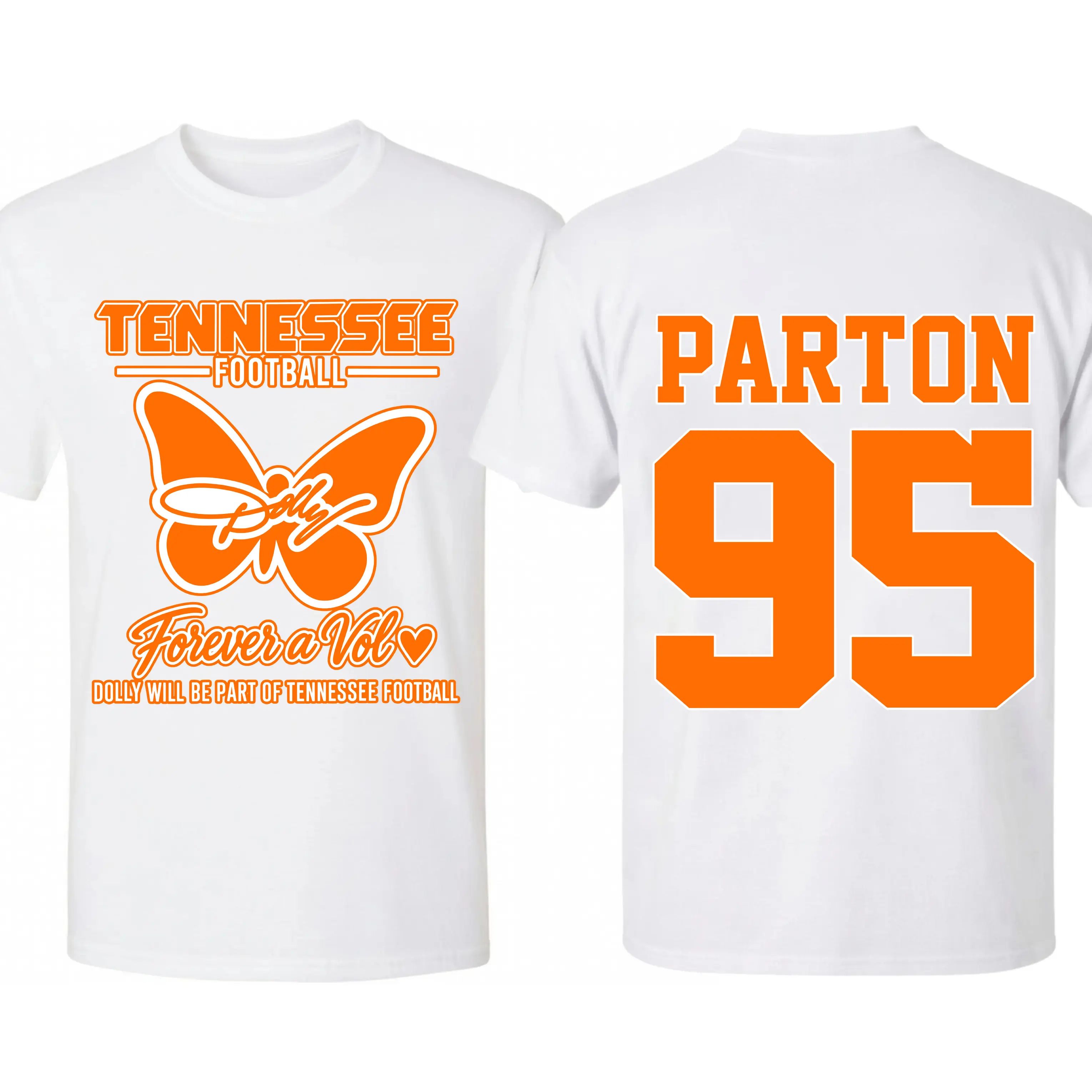 Parton 95 Tennessee Country Music Football Fan T-shirt