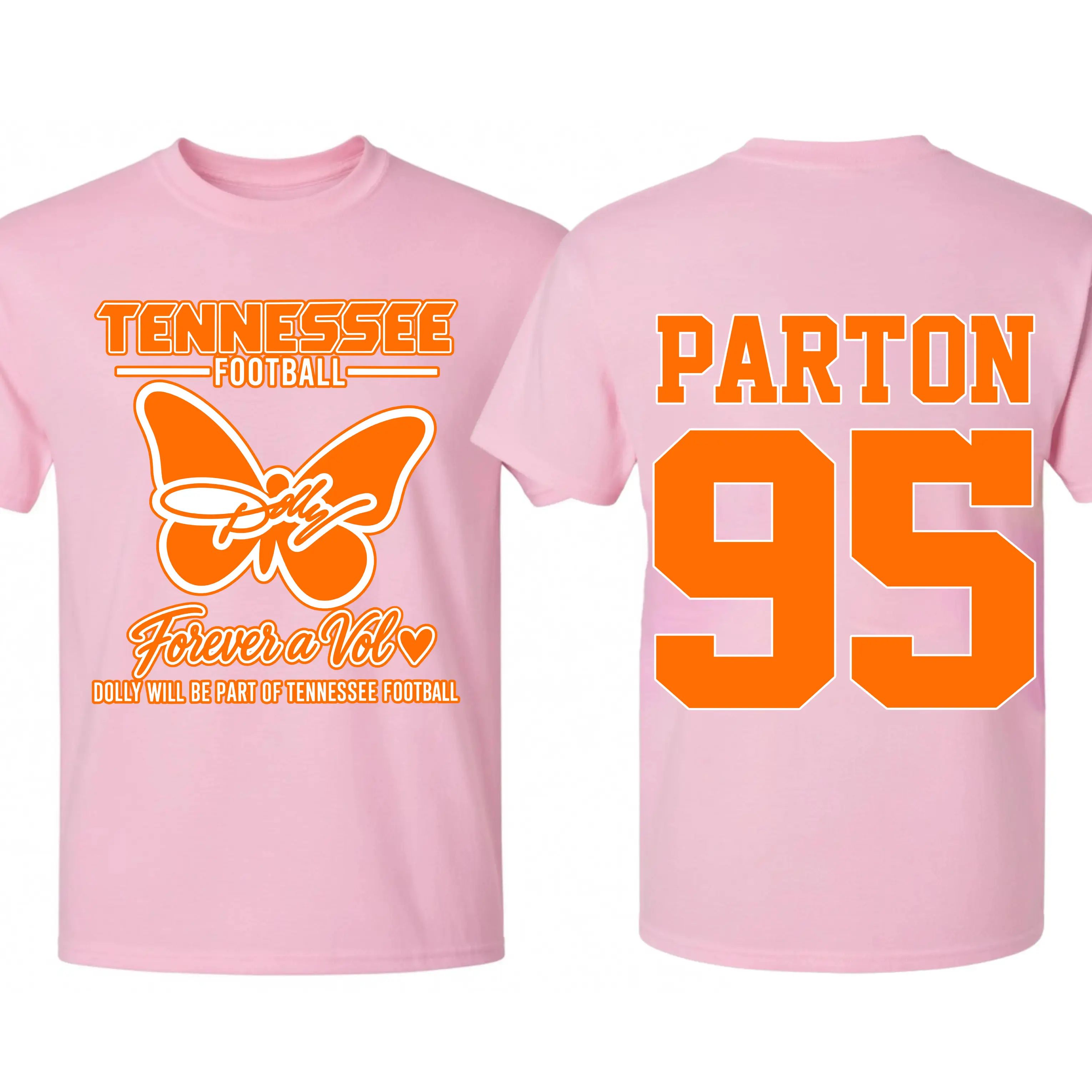 Parton 95 Tennessee Country Music Football Fan T-shirt