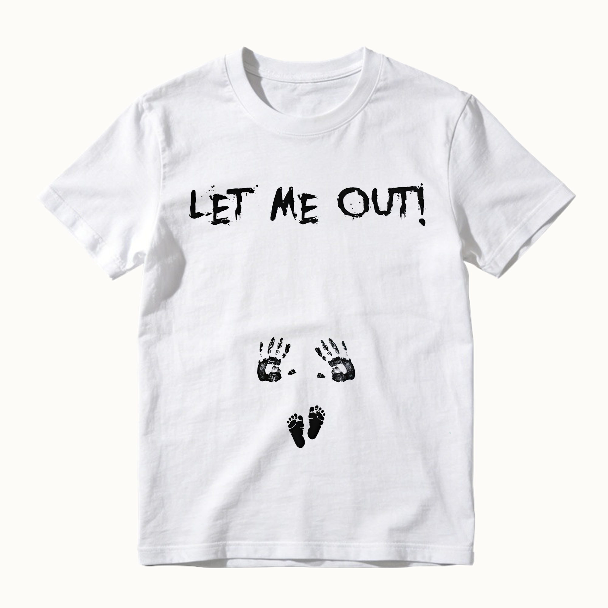 Let Me Out Funny Pregnancy Announcement Halloween T-Shirt