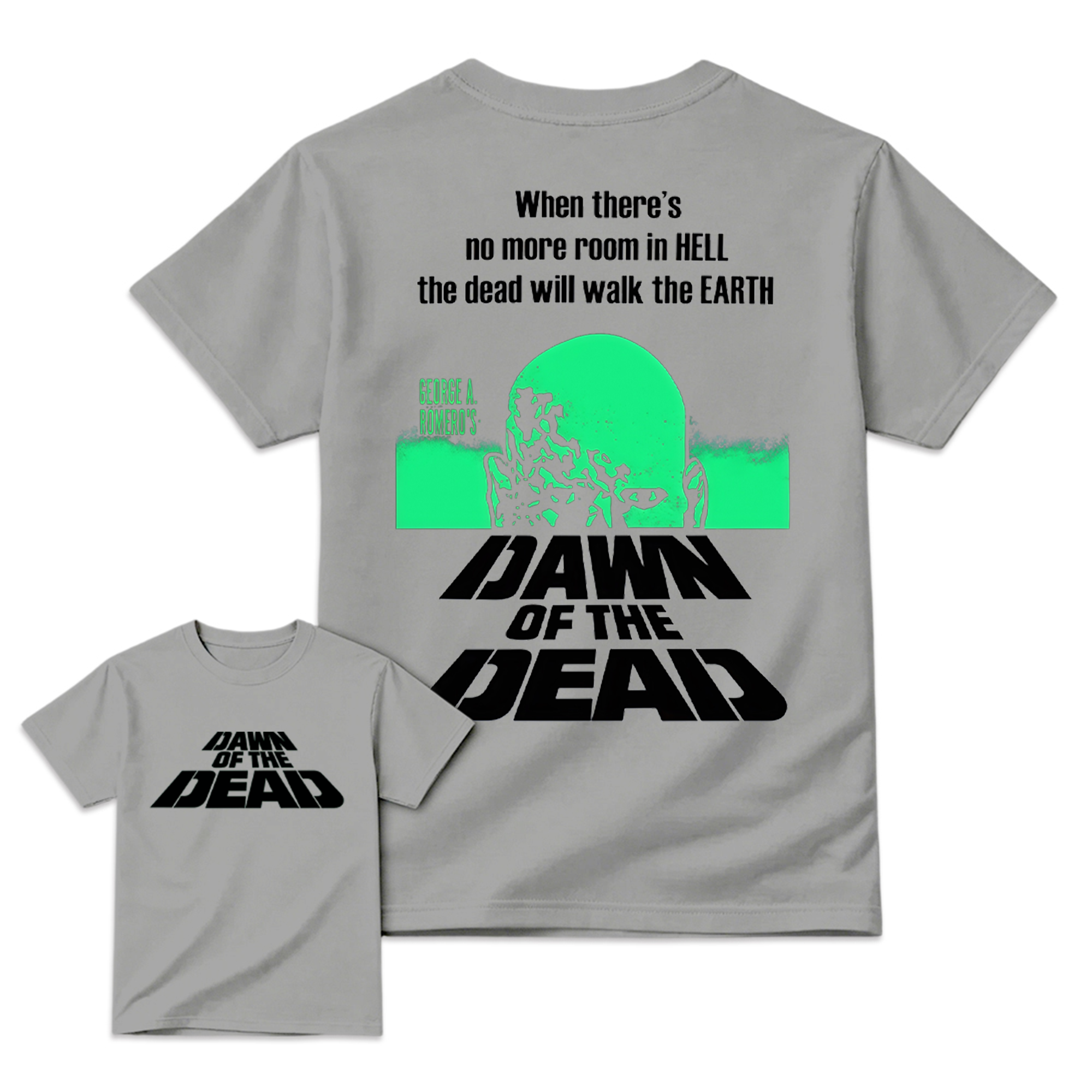 Dawn of The De@d Retro Halloween Horror Movie Graphic Tee