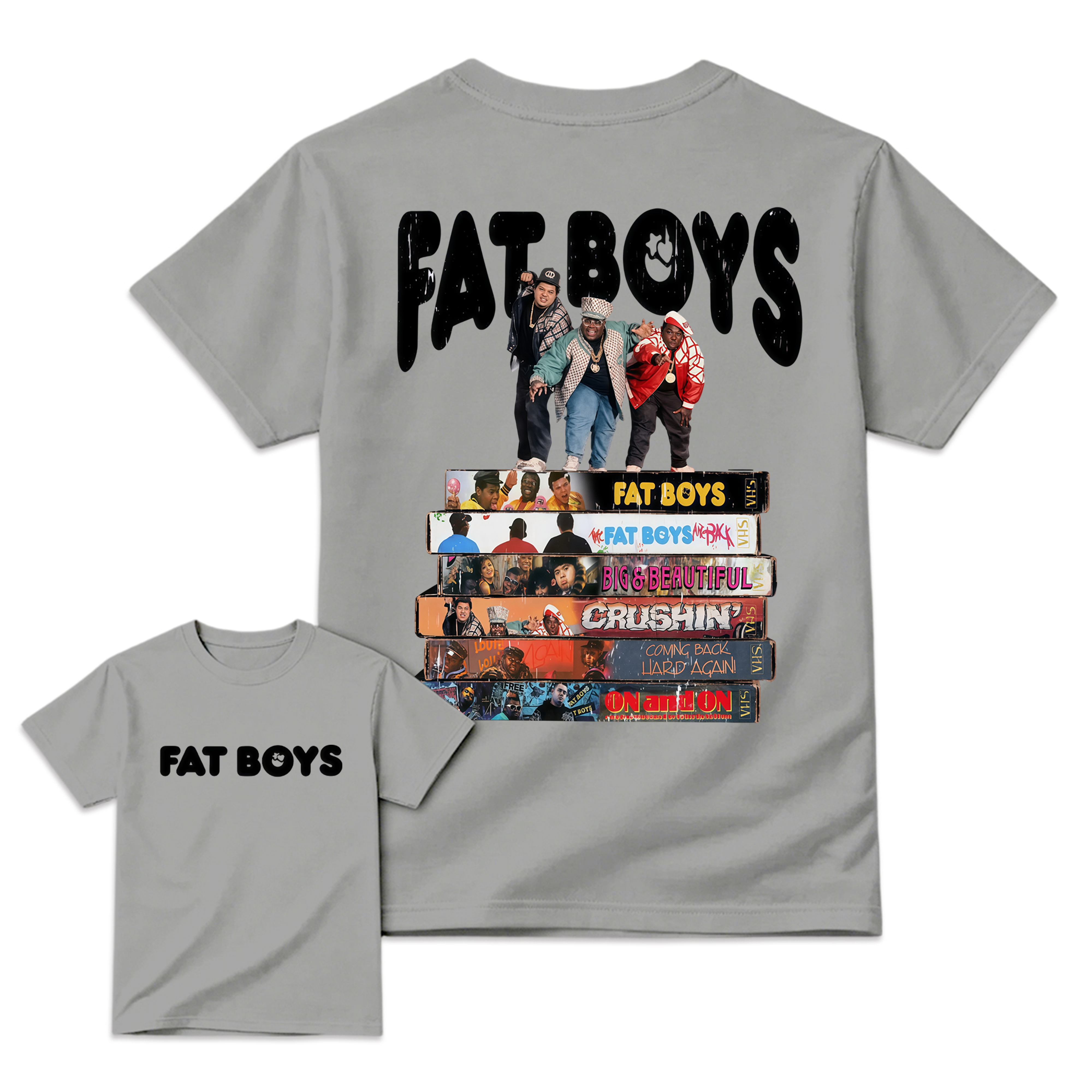Vintage FAT B0YS Album T-Shirt, Graphic Hip Hop Music Band Shirt