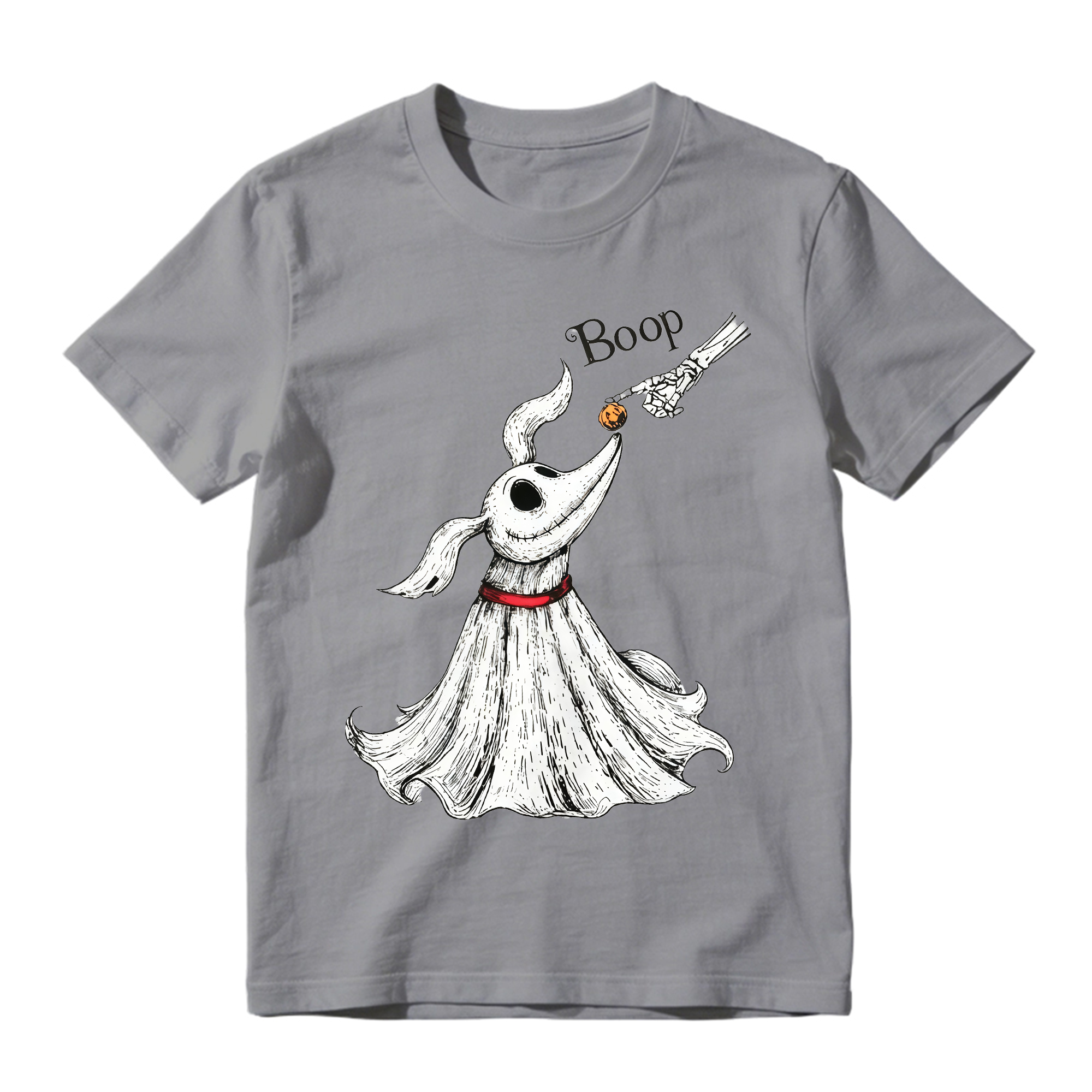 Zero Dog Boop Skeleton Hand Funny T-Shirt