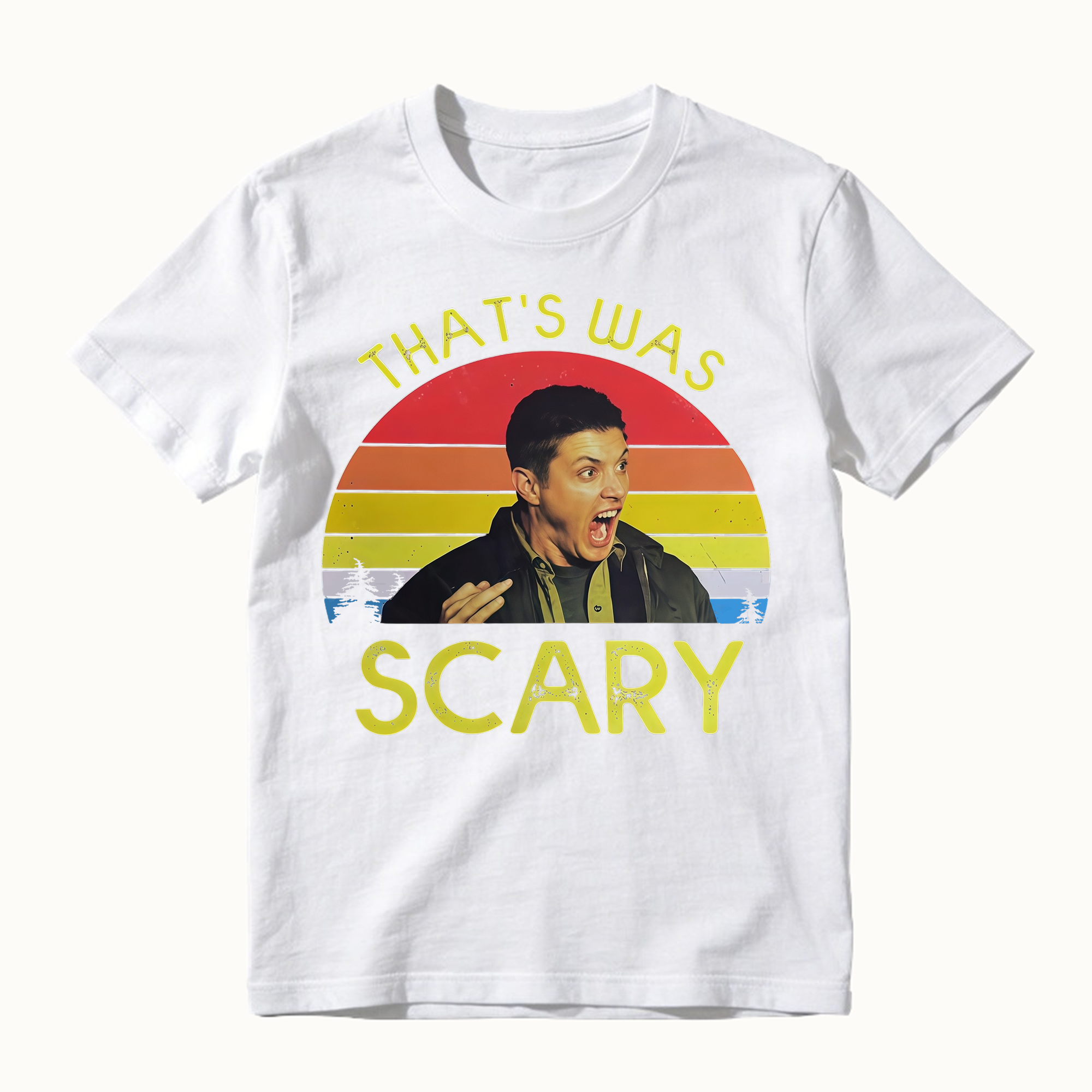 That Was Scary Funny Shocked Hunter Graphic Movie Shirt