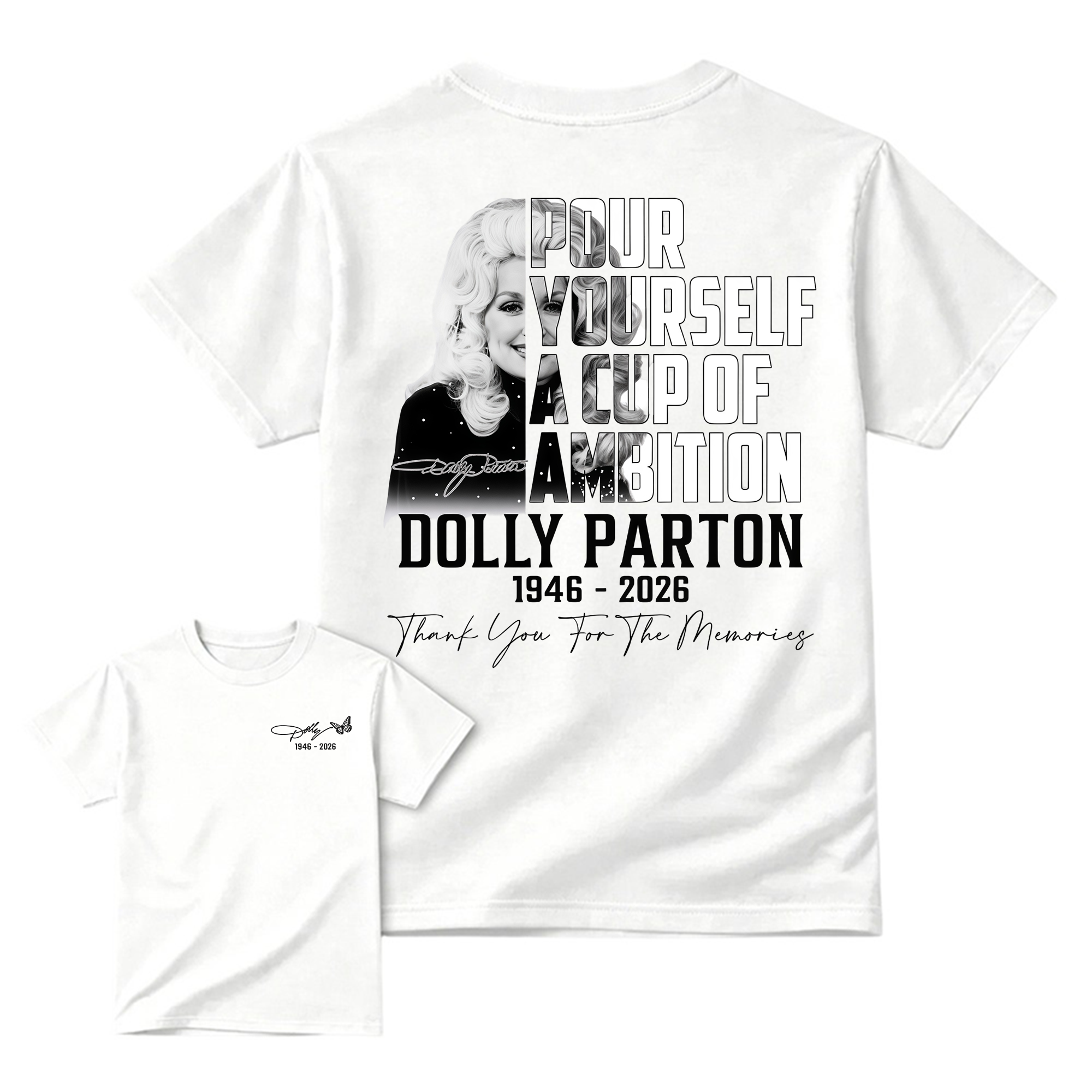Pour Yourself A Cup Of Ambition Country Music Legend T-Shirt