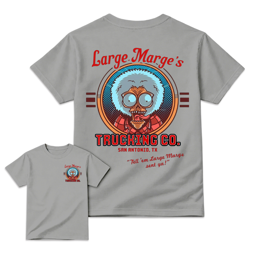 Vintage 1985 Trucker Graphic Tee Retro Horror Movie T-Shirt