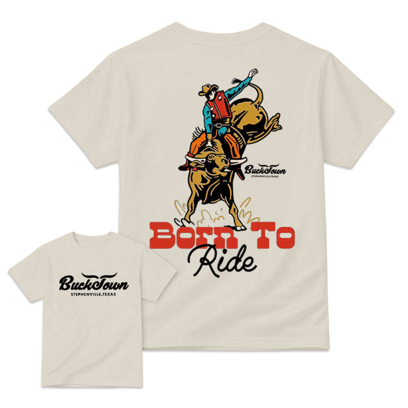 Born To Ride Bucktown Rodeo World Champion Western Country Shirt