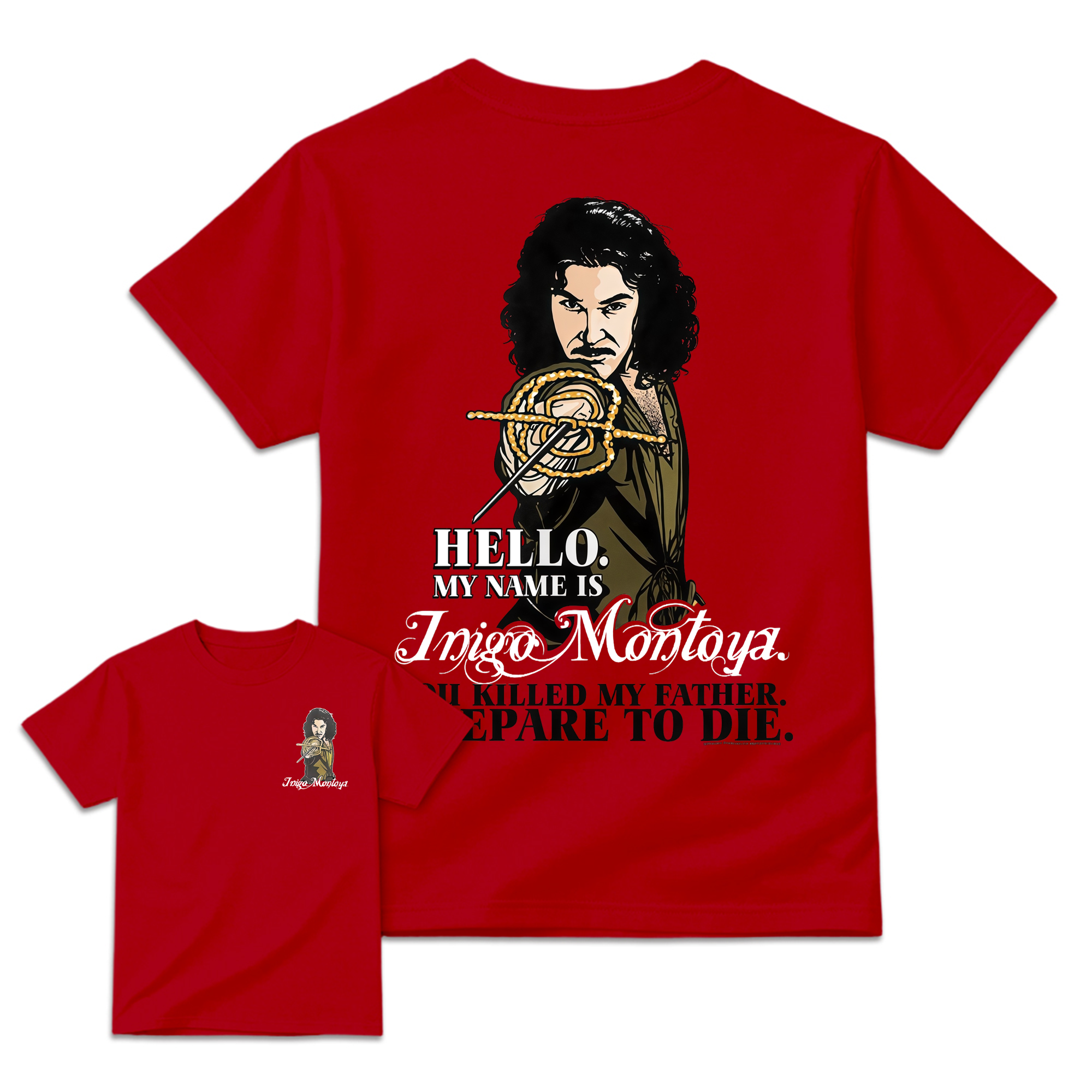 Prepare to Die Graphic Cotton Tee Vintage Fencer Movie Quote T-Shirt