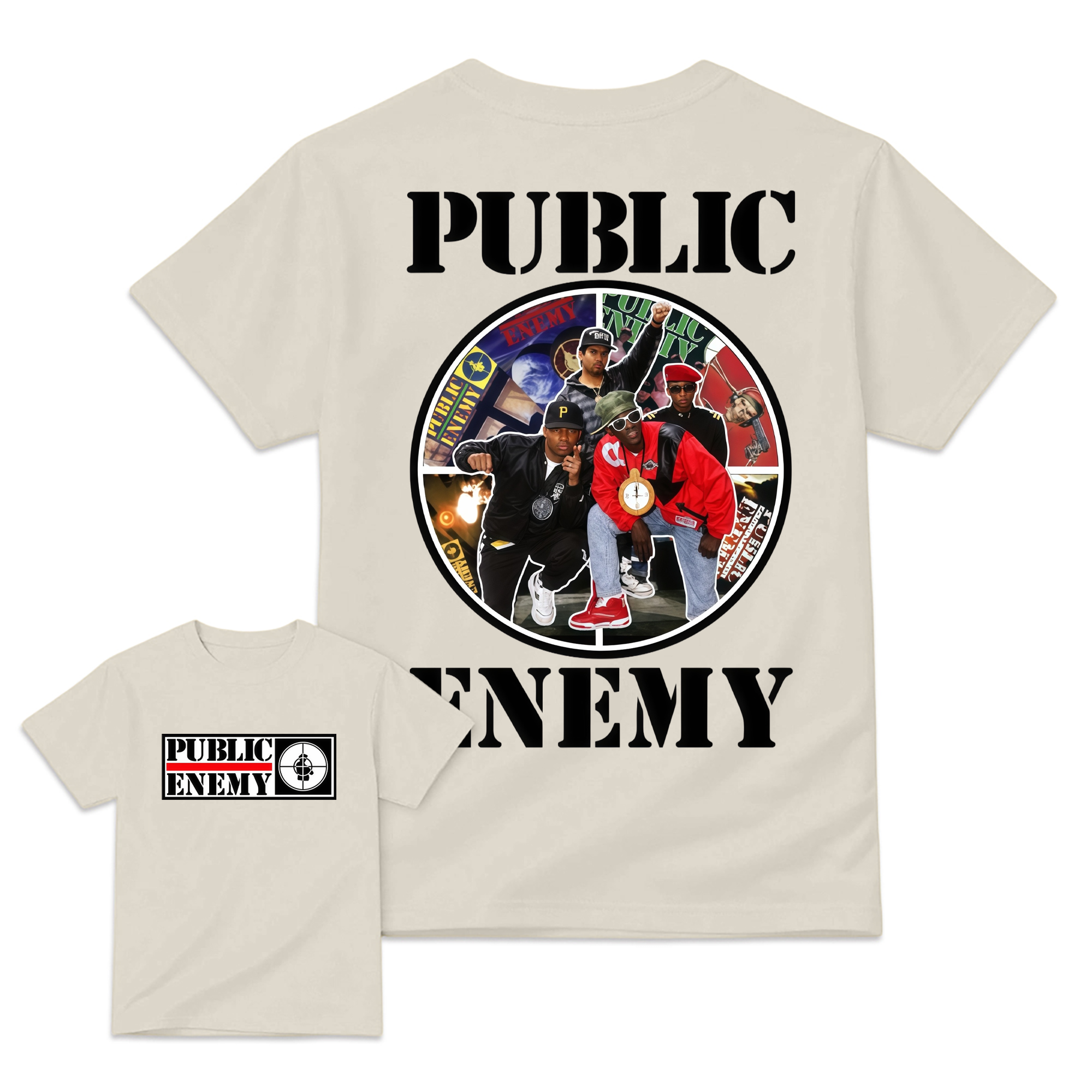 Publ1c Enemy Album Tee, Vintage Hip Hop Music Band Shirt