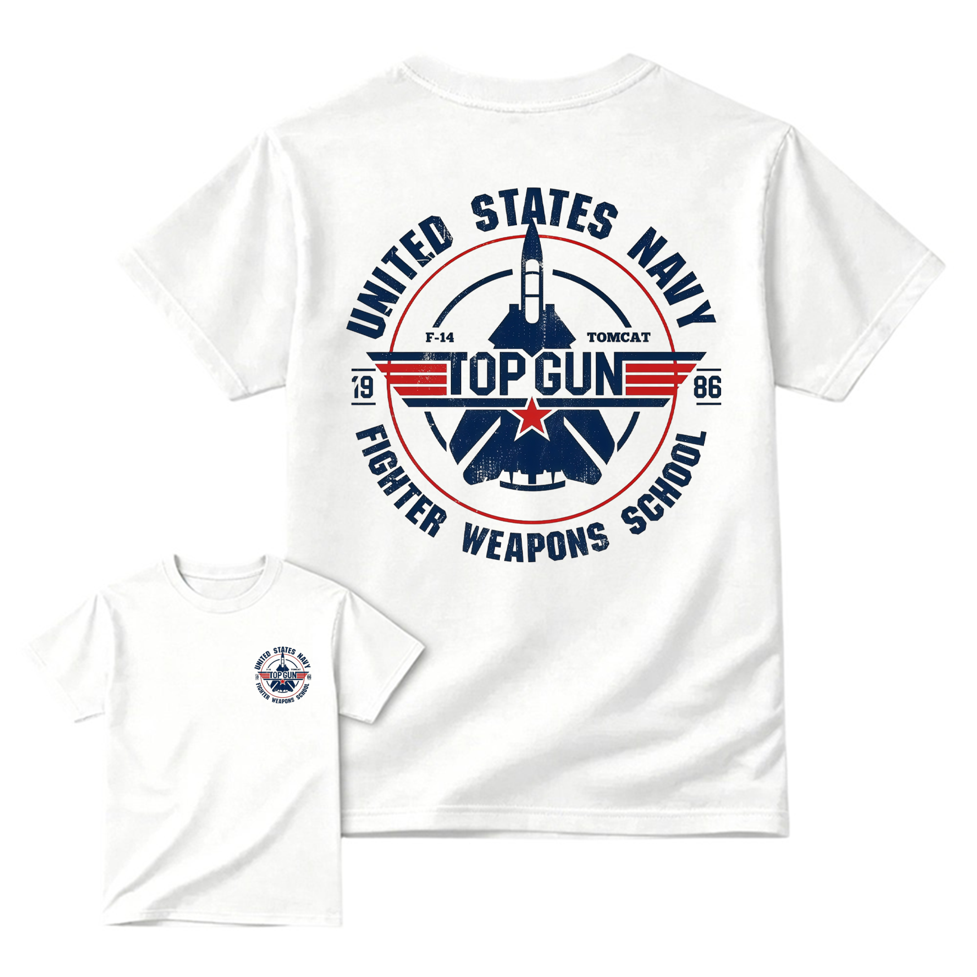T0p Gun Vintage 80s Fighter Pilot Graphic Tee, Retro Military Aviation T-Shirt, Navy Fighter Jet Unisex Cotton Shirt