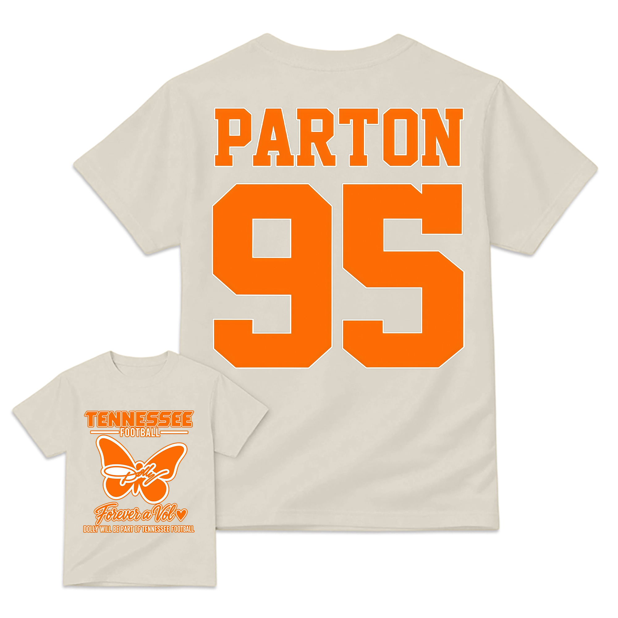 Parton 95 Tennessee Country Music Football Fan T-shirt