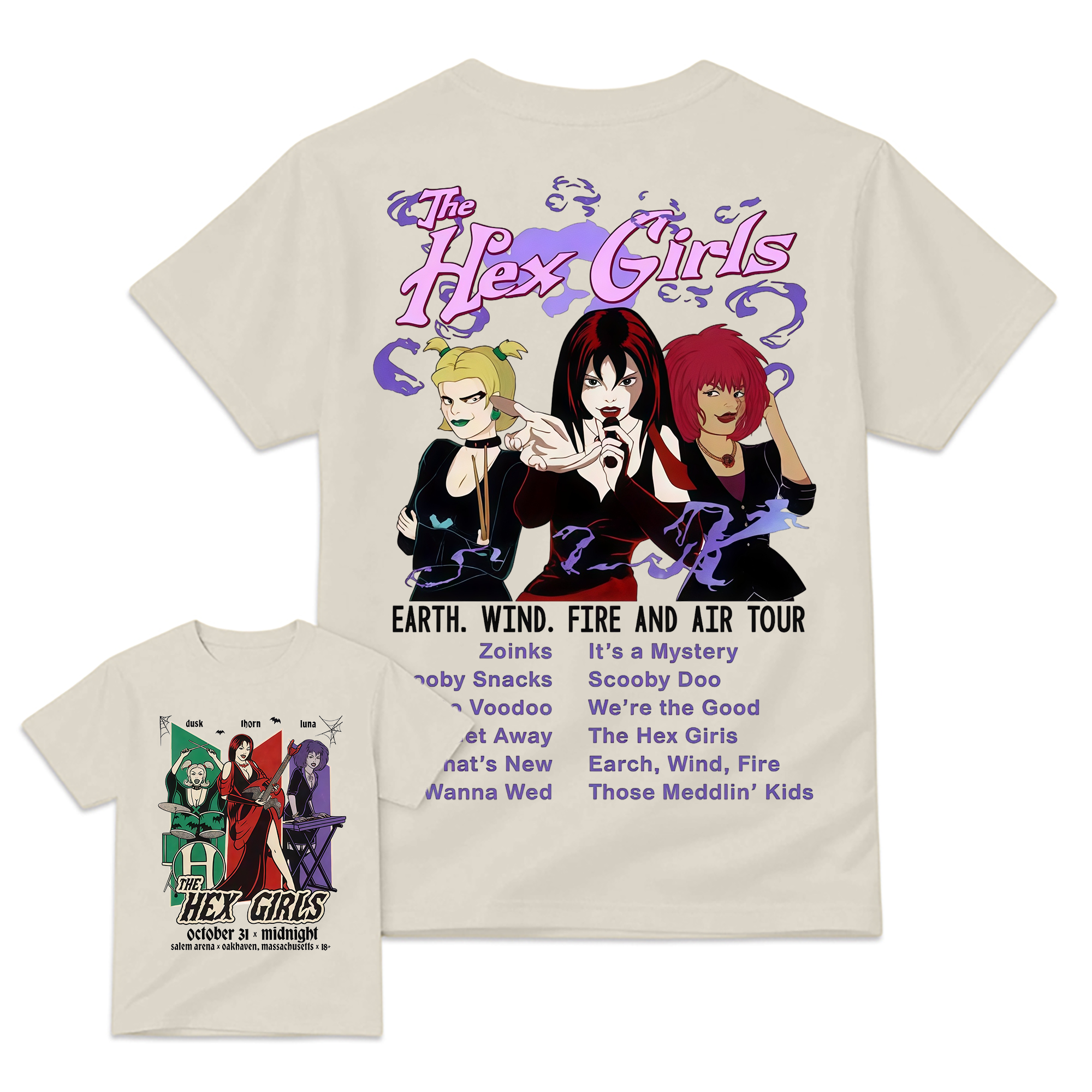 The He× Girls Rock Band Music Halloween Retro 90s Unisex Shirt