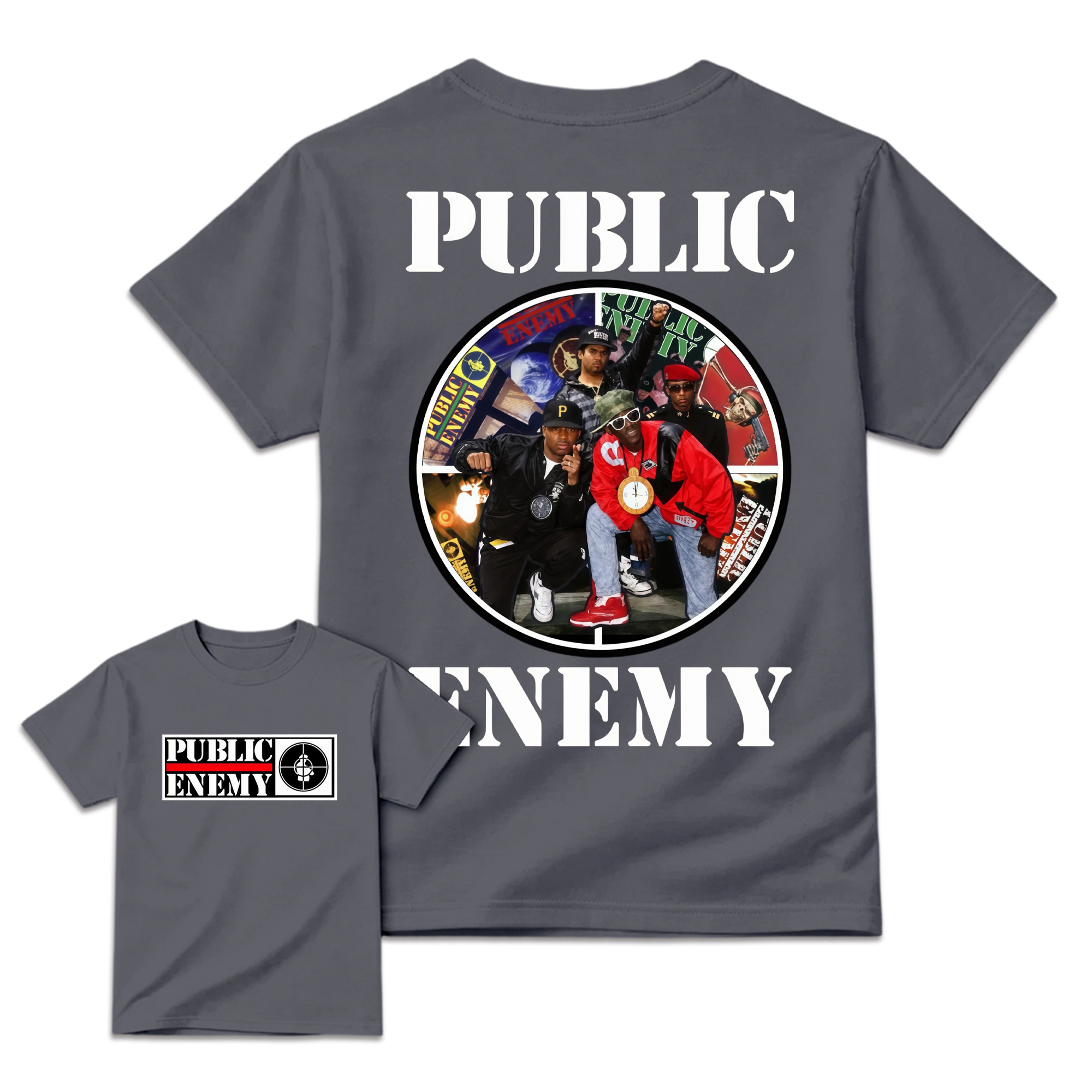 Publ1c Enemy Album Tee, Vintage Hip Hop Music Band Shirt