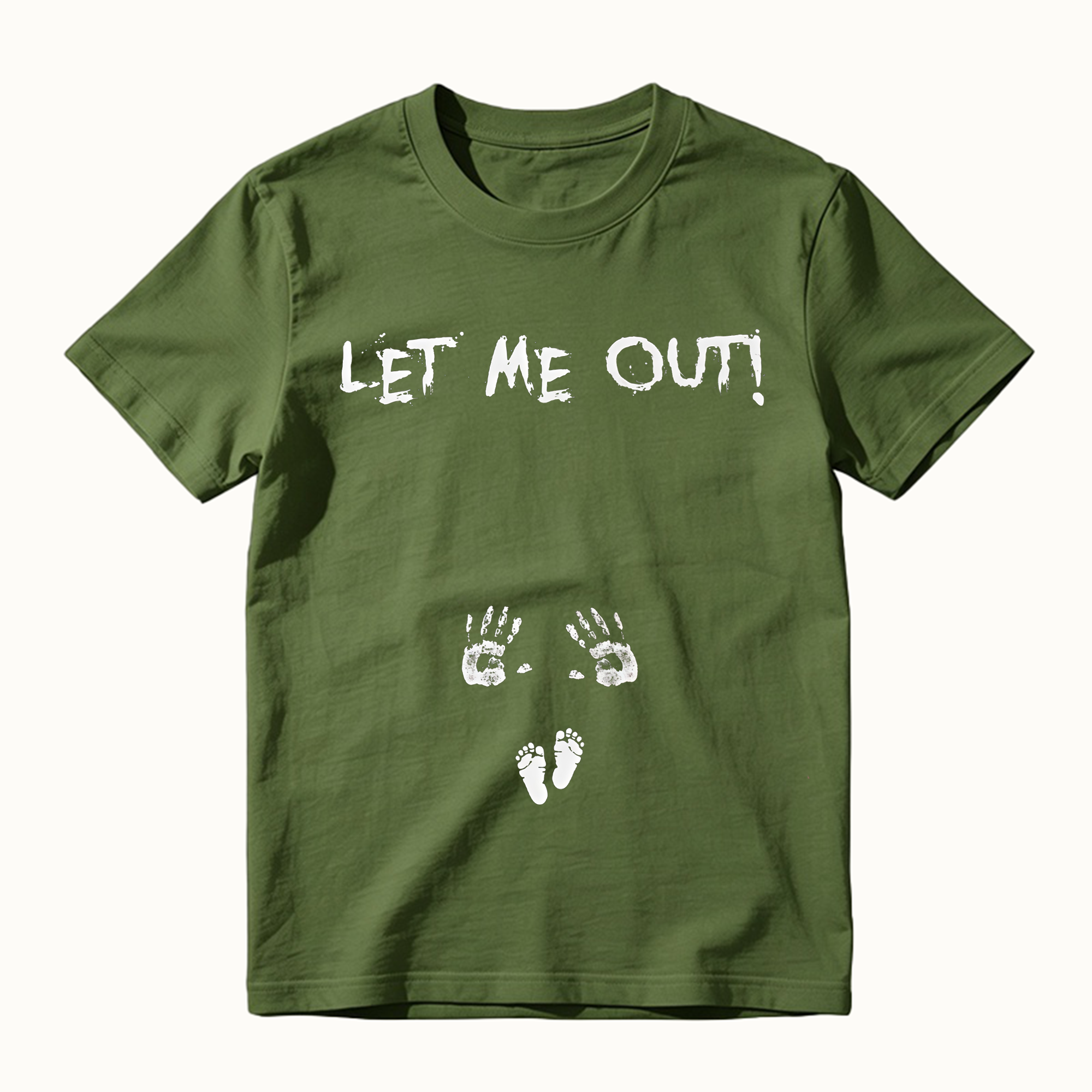 Let Me Out Funny Pregnancy Announcement Halloween T-Shirt