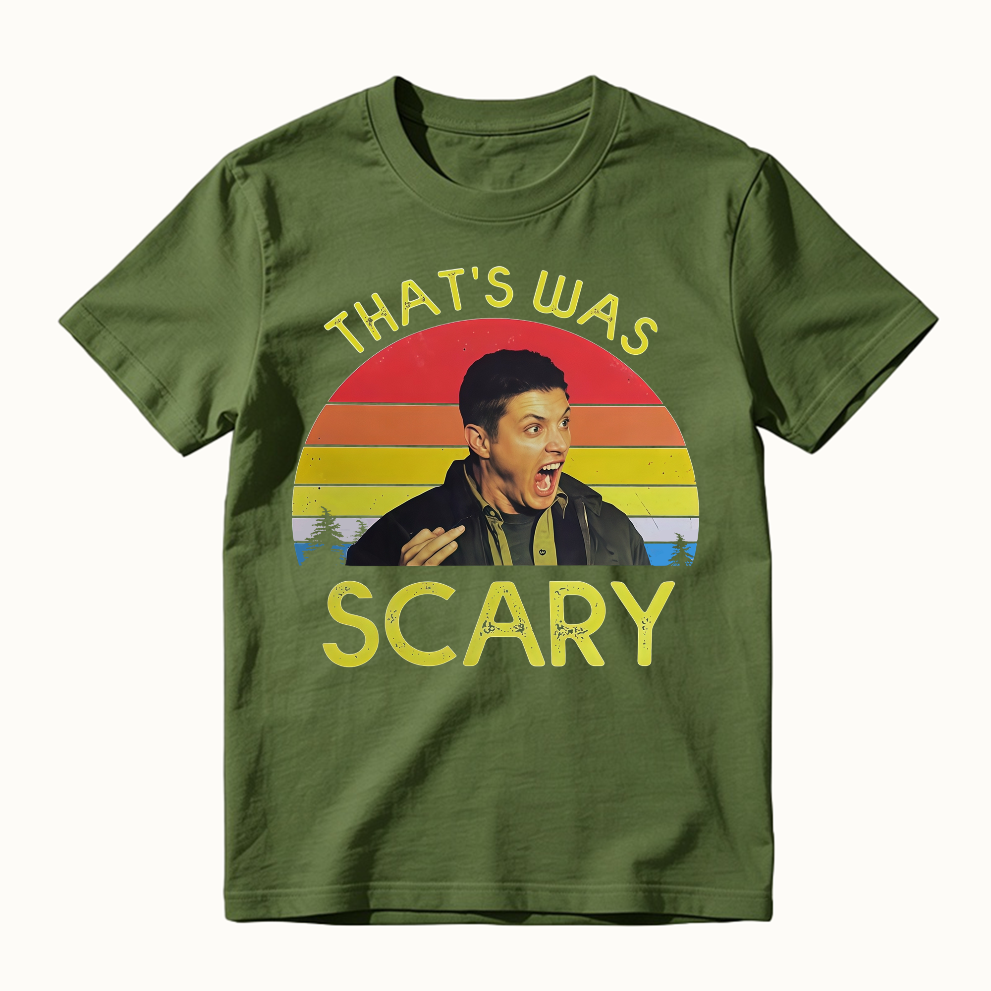 That Was Scary Funny Shocked Hunter Graphic Movie Shirt