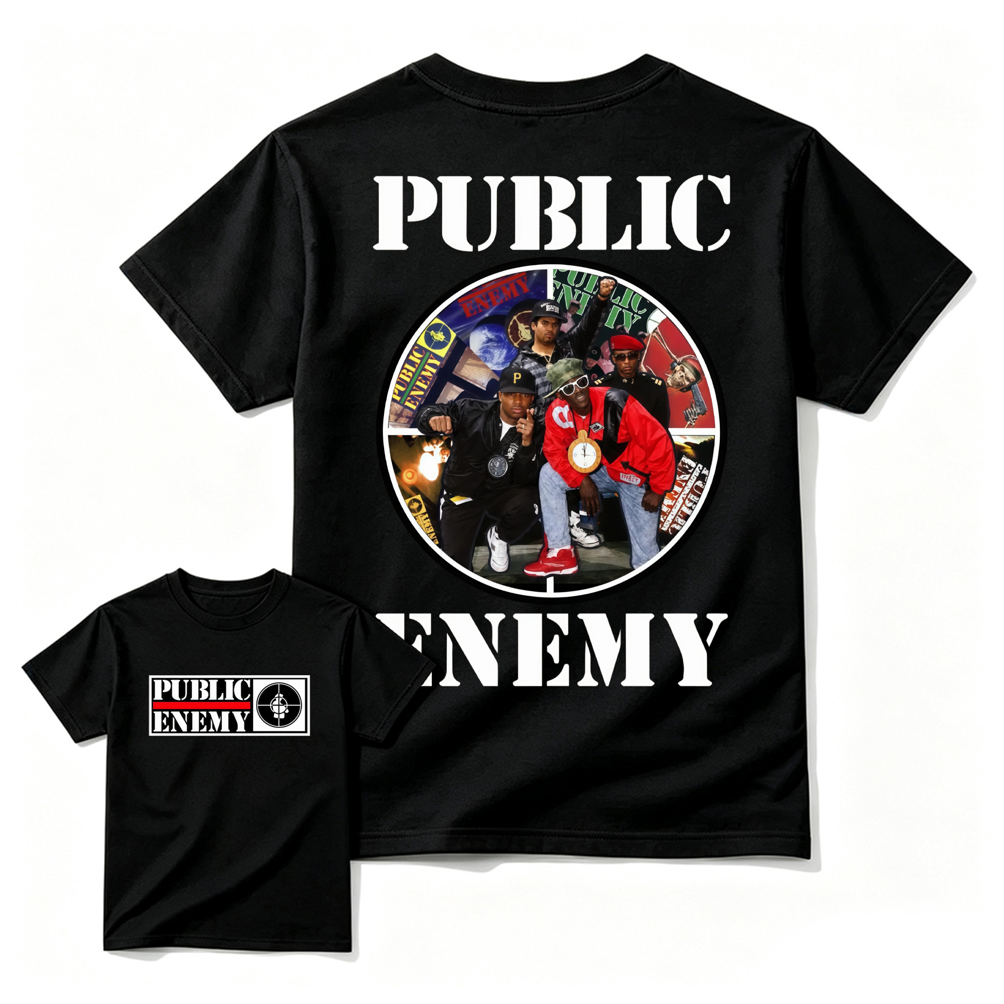 Publ1c Enemy Album Tee, Vintage Hip Hop Music Band Shirt