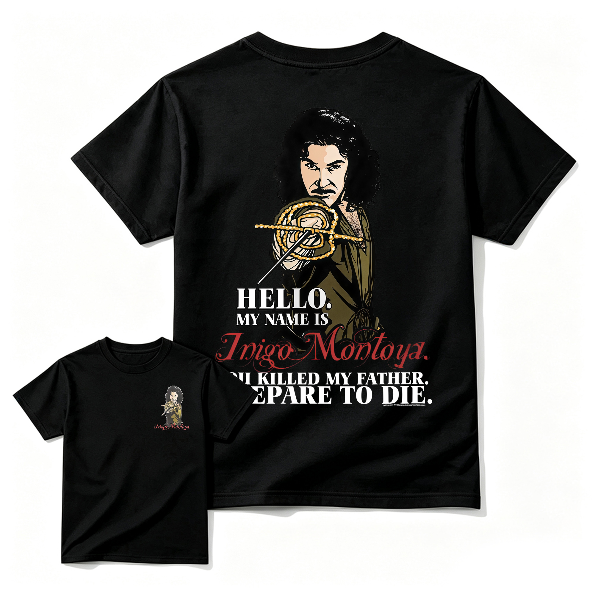 Prepare to Die Graphic Cotton Tee Vintage Fencer Movie Quote T-Shirt