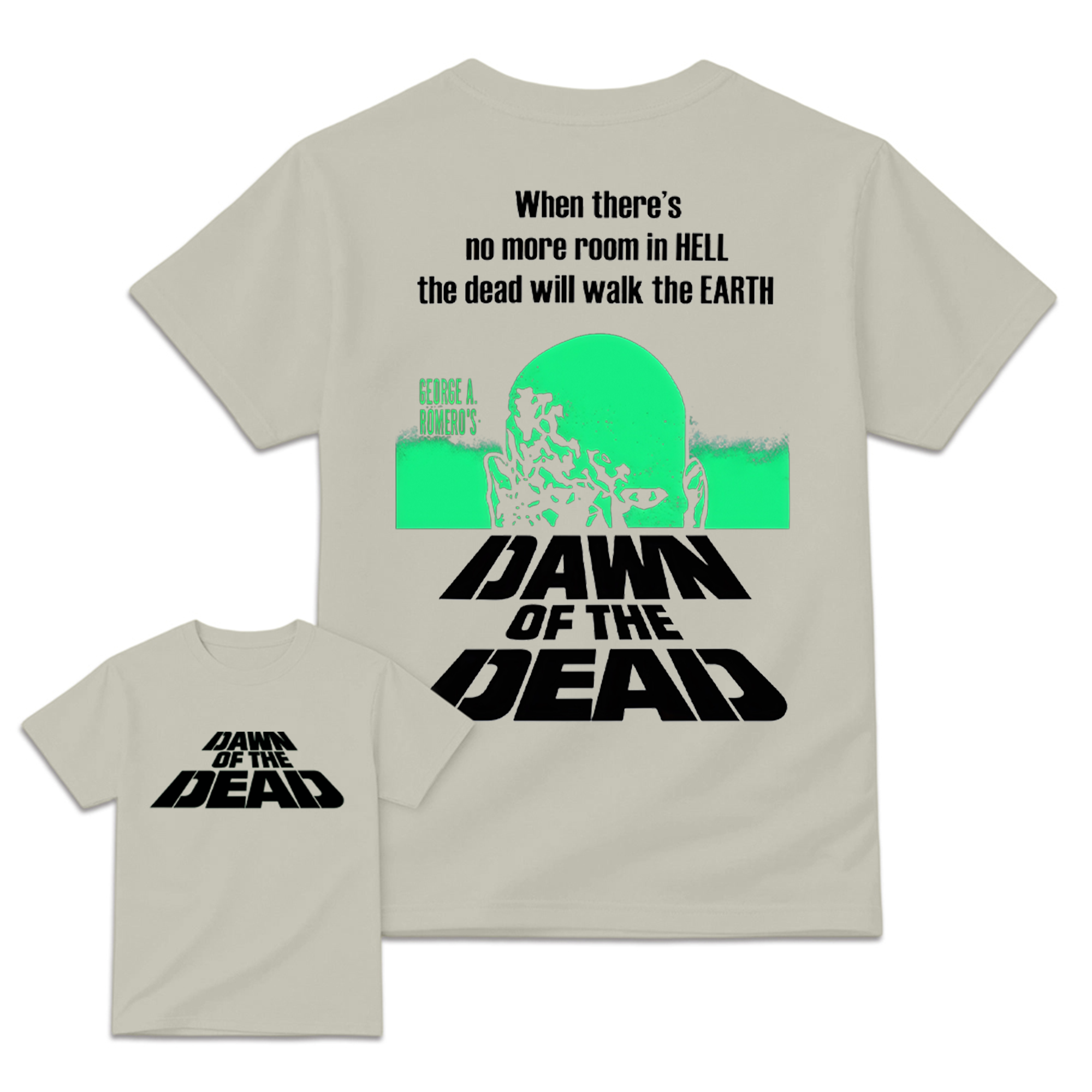 Dawn of The De@d Retro Halloween Horror Movie Graphic Tee