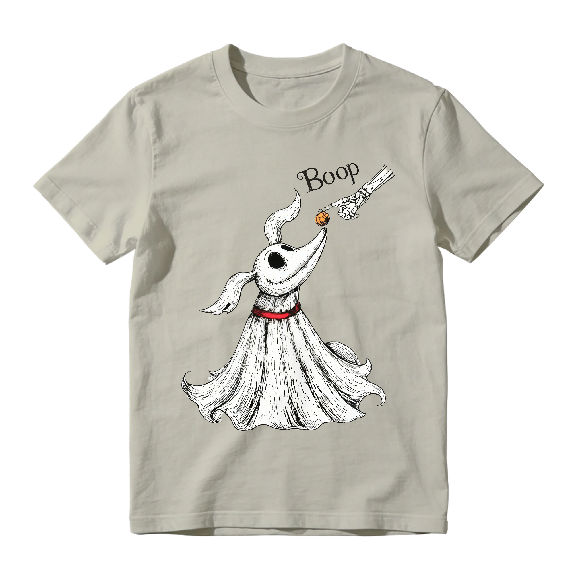 Zero Dog Boop Skeleton Hand Funny T-Shirt