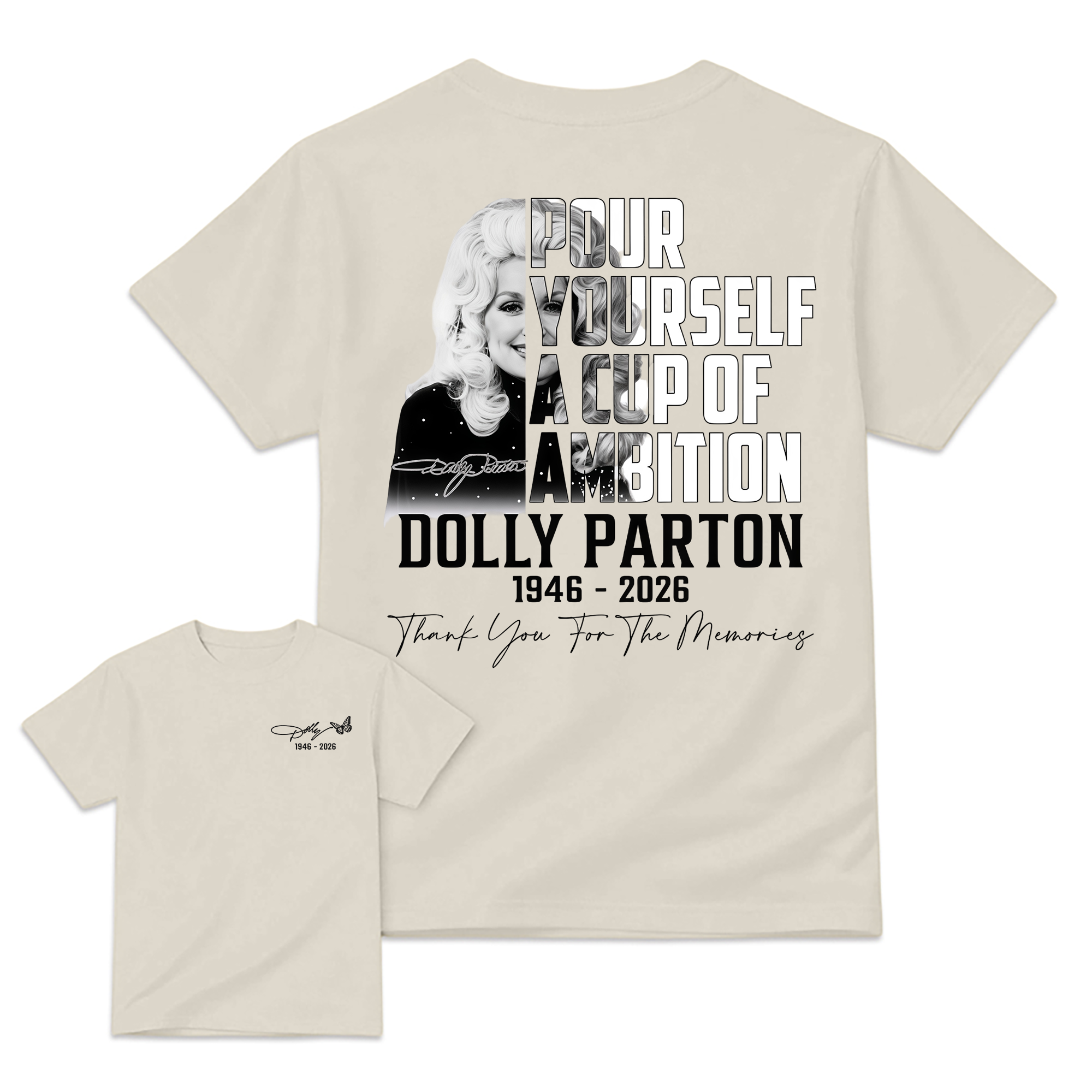 Pour Yourself A Cup Of Ambition Country Music Legend T-Shirt