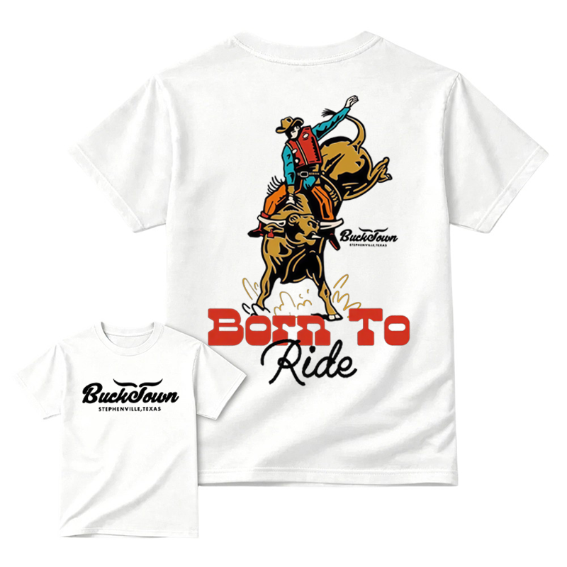Born To Ride Bucktown Rodeo World Champion Western Country Shirt