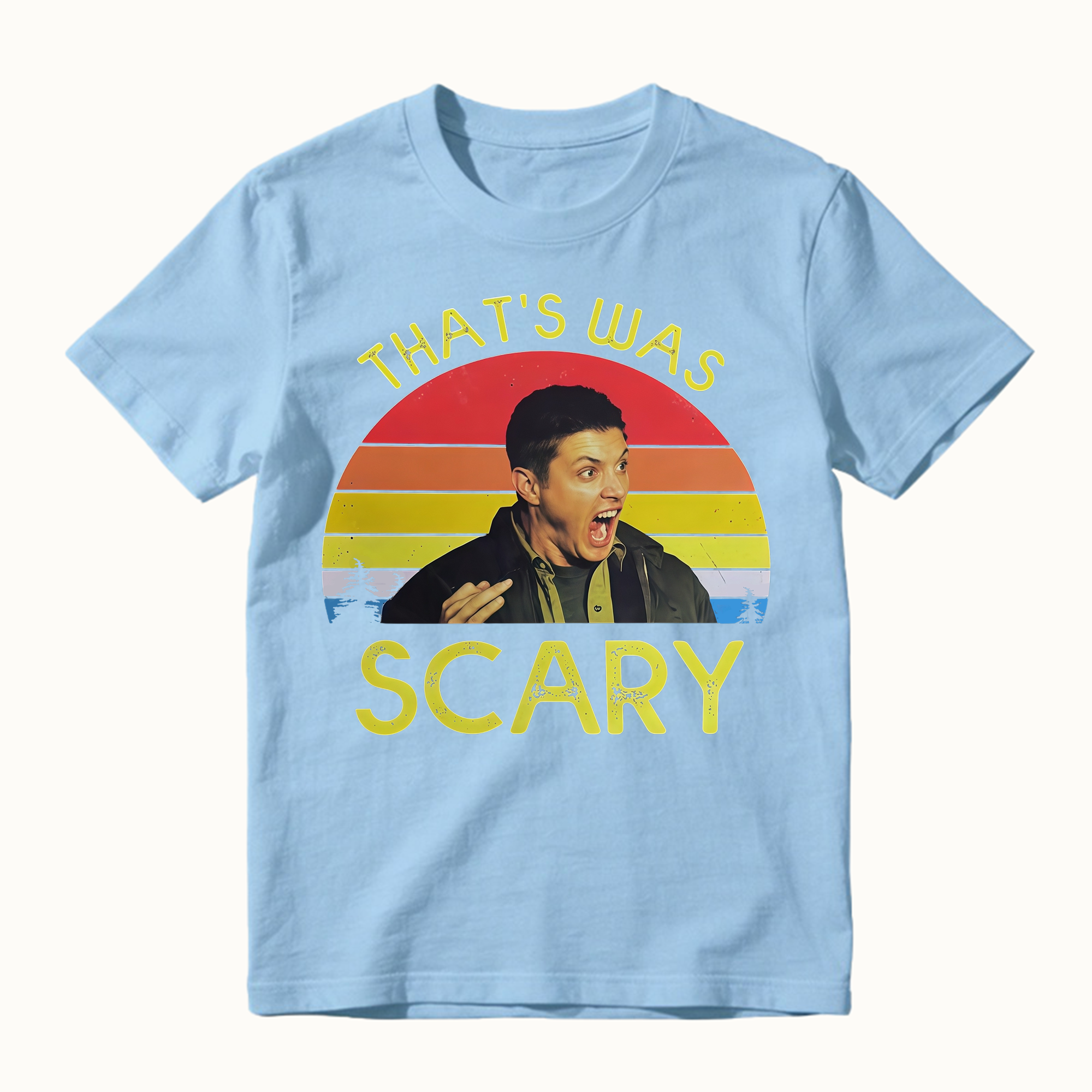 That Was Scary Funny Shocked Hunter Graphic Movie Shirt