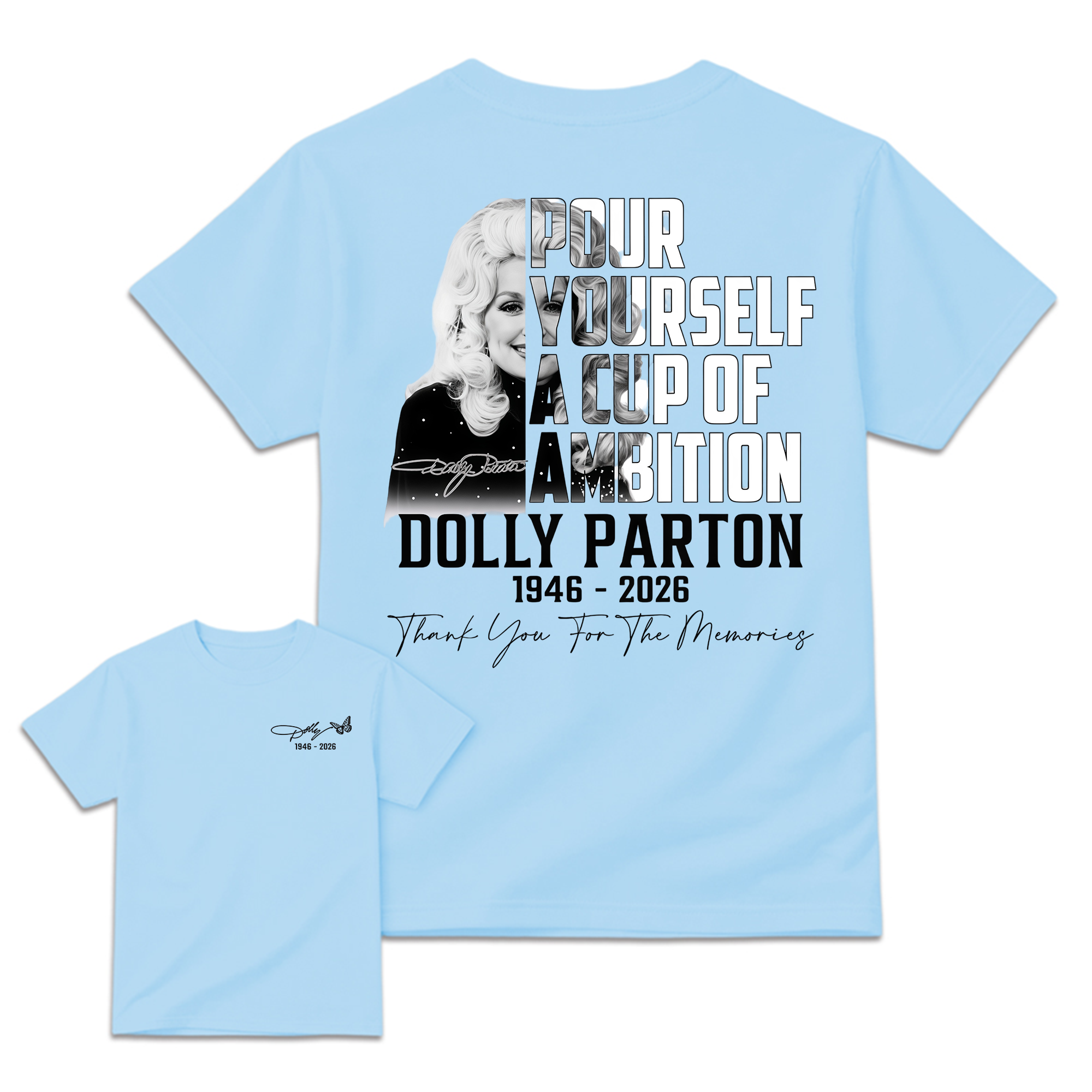 Pour Yourself A Cup Of Ambition Country Music Legend T-Shirt