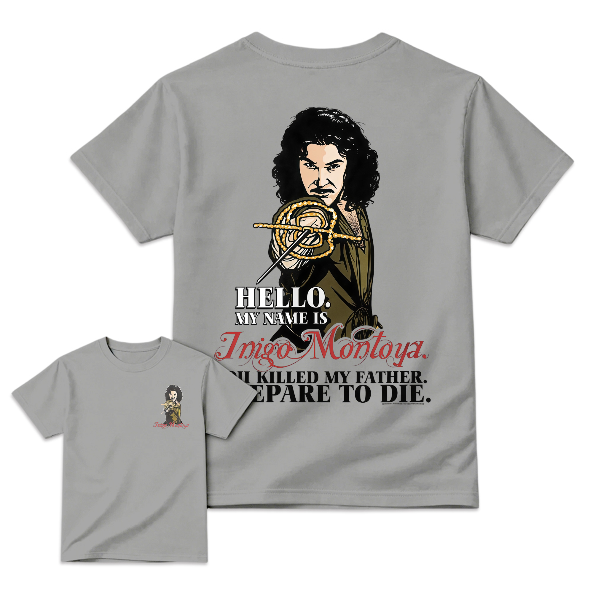 Prepare to Die Graphic Cotton Tee Vintage Fencer Movie Quote T-Shirt