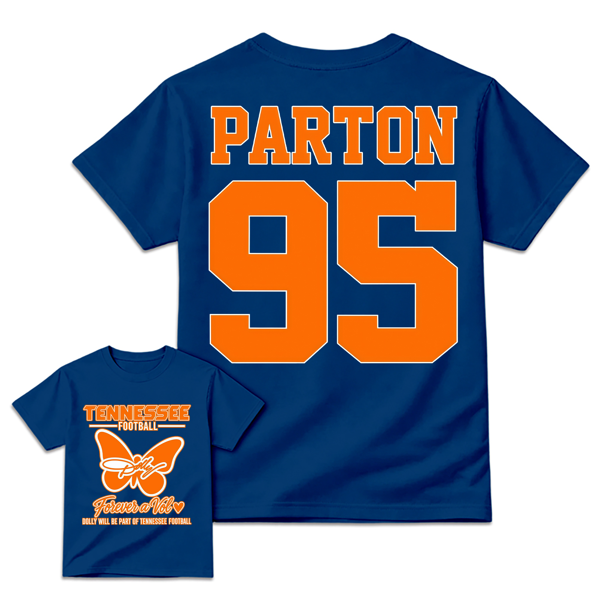 Parton 95 Tennessee Country Music Football Fan T-shirt