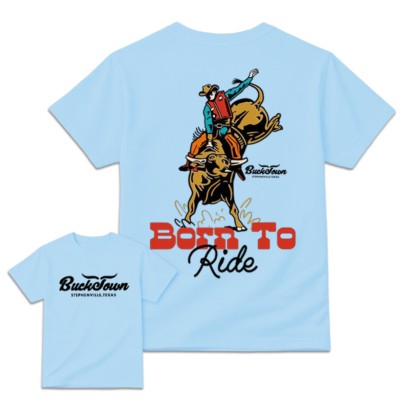 Born To Ride Bucktown Rodeo World Champion Western Country Shirt