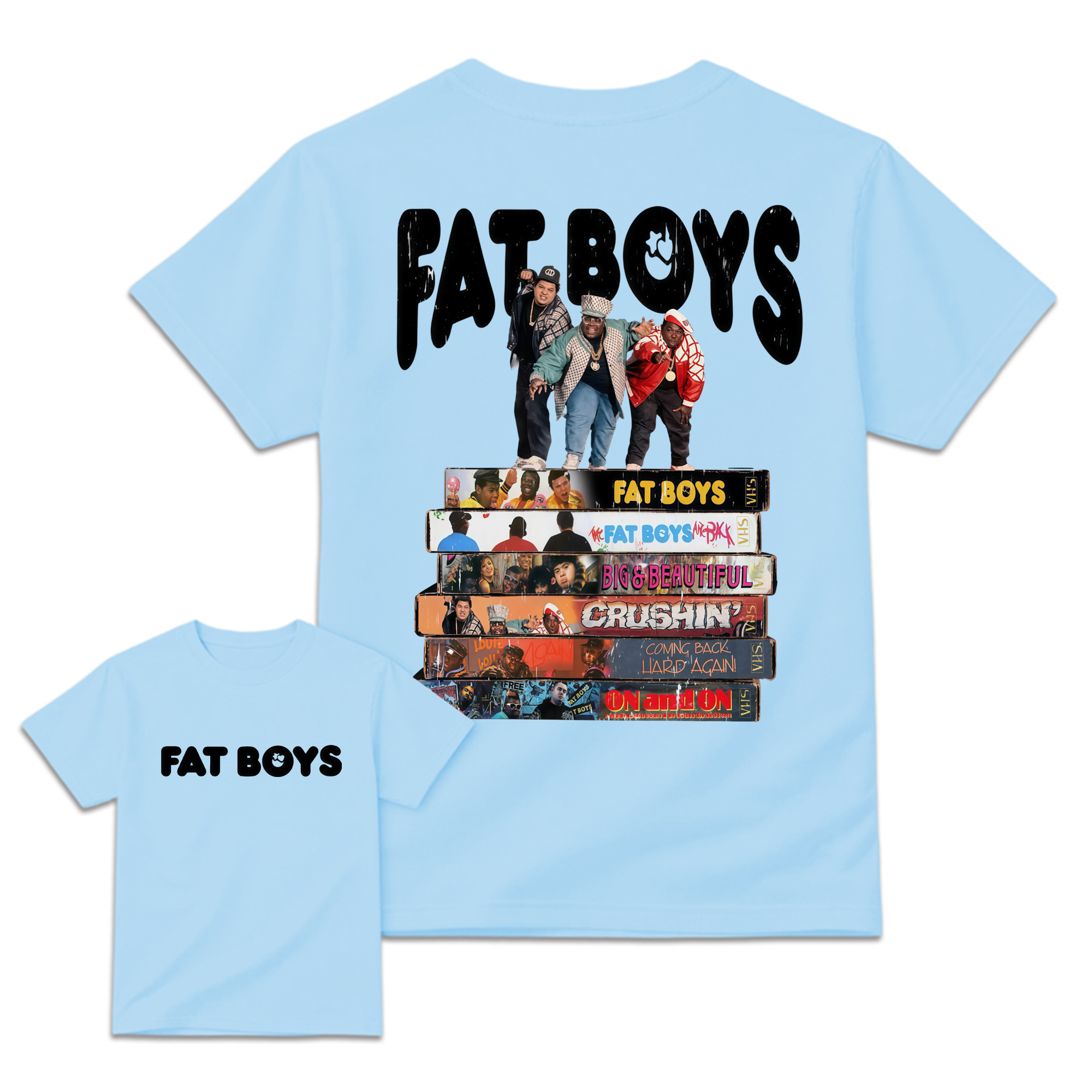 Vintage FAT B0YS Album T-Shirt, Graphic Hip Hop Music Band Shirt