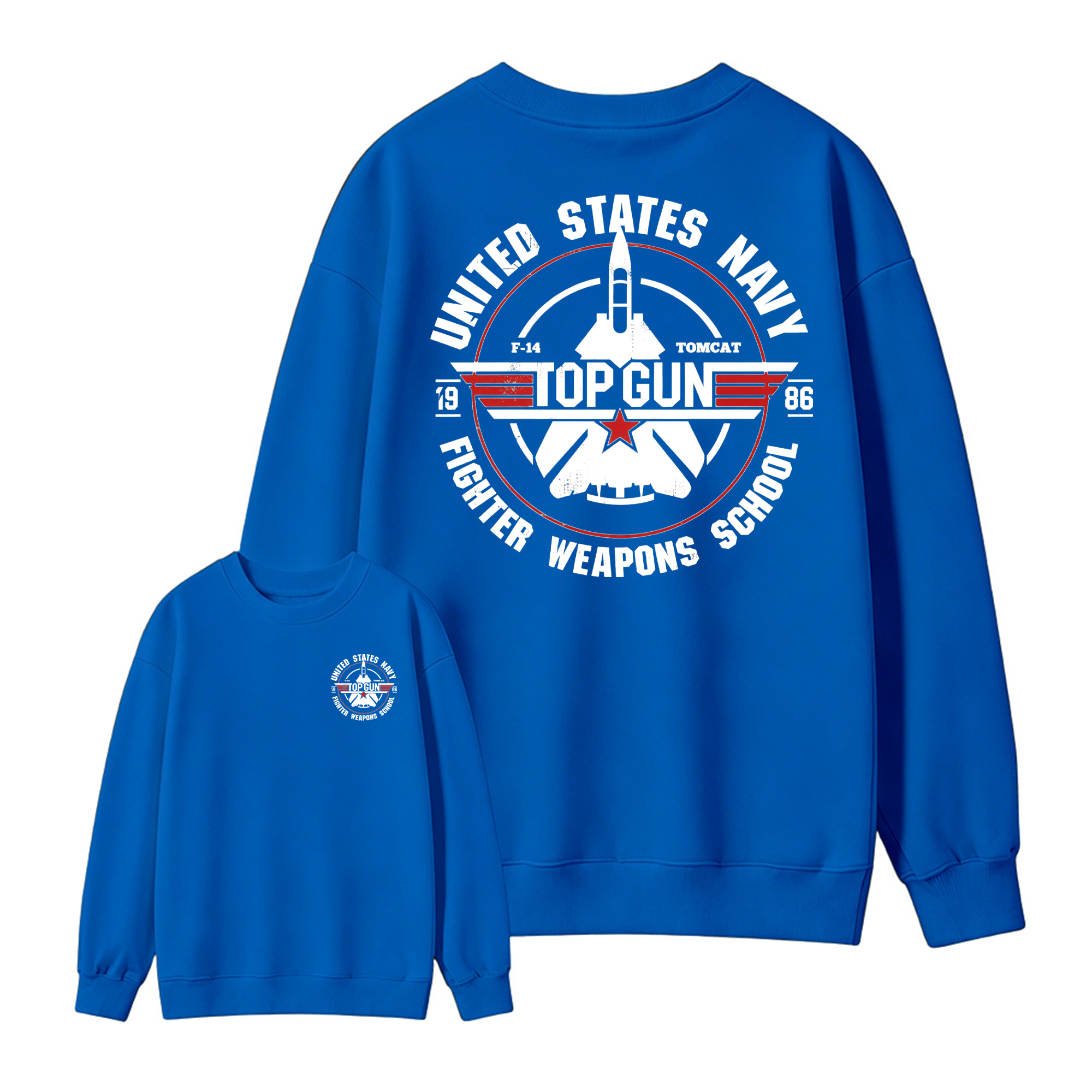 T0p Gun Vintage 80s Fighter Pilot Graphic Sweatshirt, Retro Military Aviation Sweatshirt, Navy Fighter Jet Unisex Sweatshirt