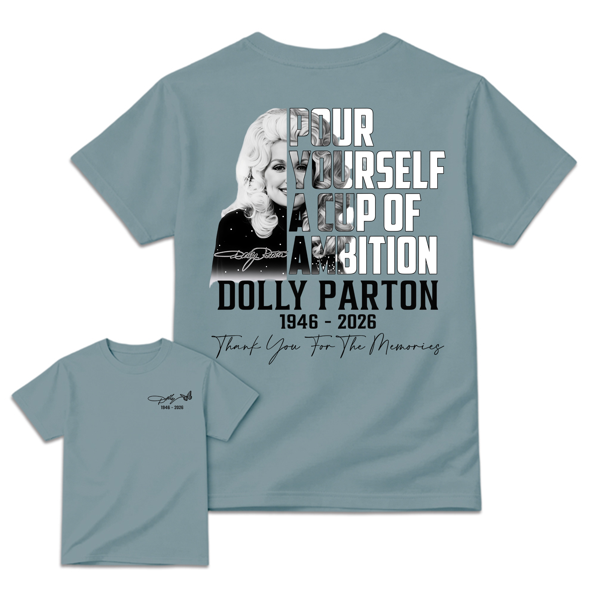 Pour Yourself A Cup Of Ambition Country Music Legend T-Shirt