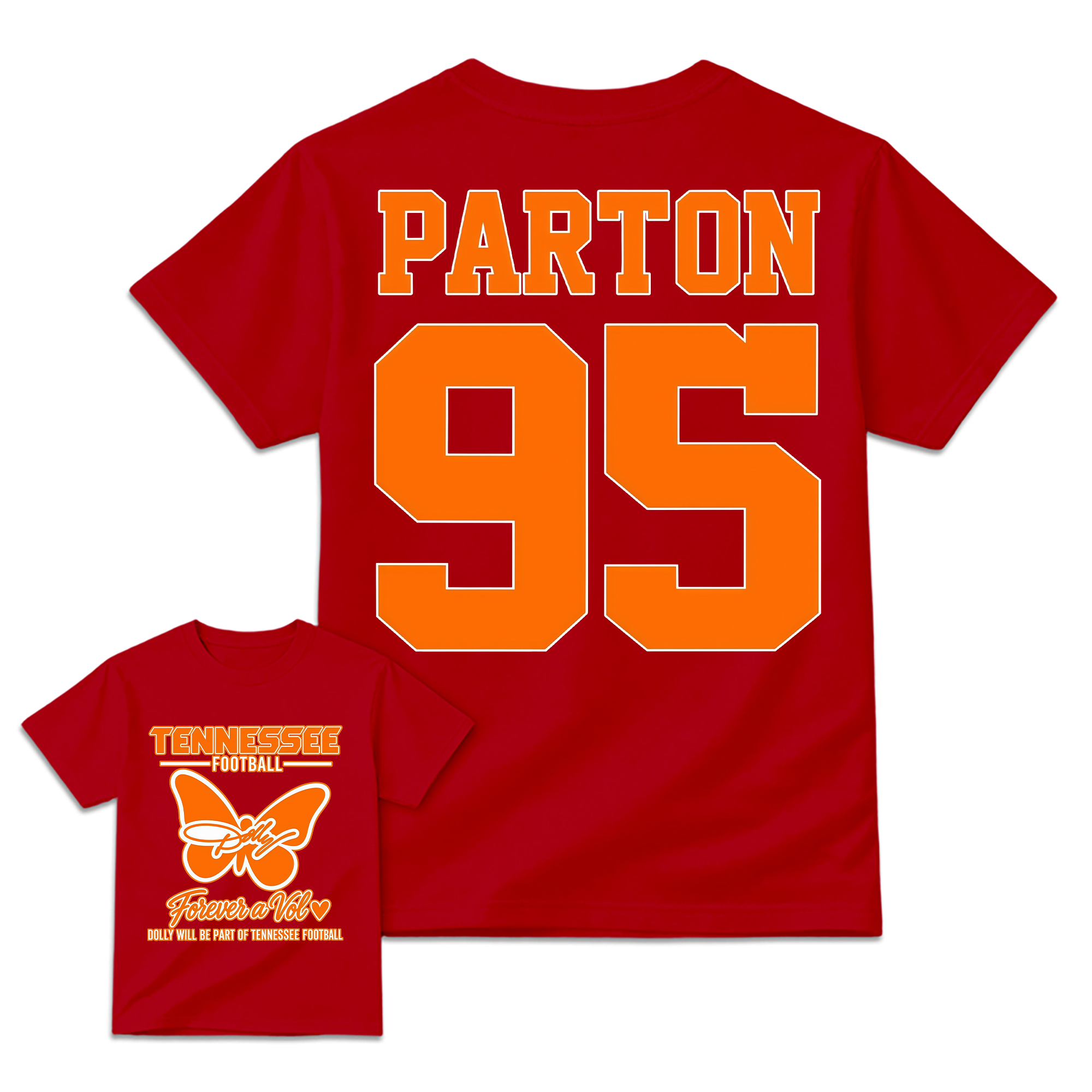 Parton 95 Tennessee Country Music Football Fan T-shirt