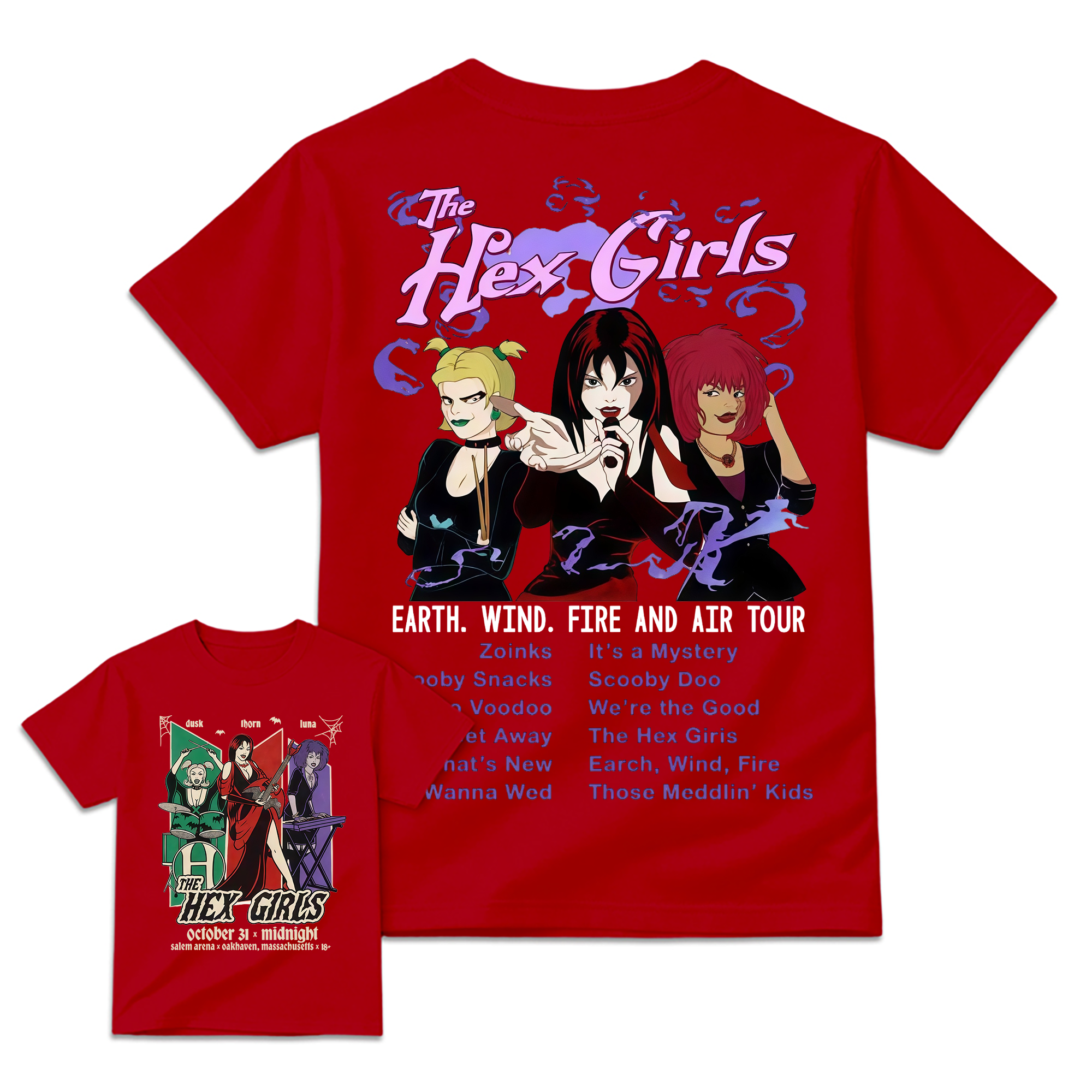 The He× Girls Rock Band Music Halloween Retro 90s Unisex Shirt