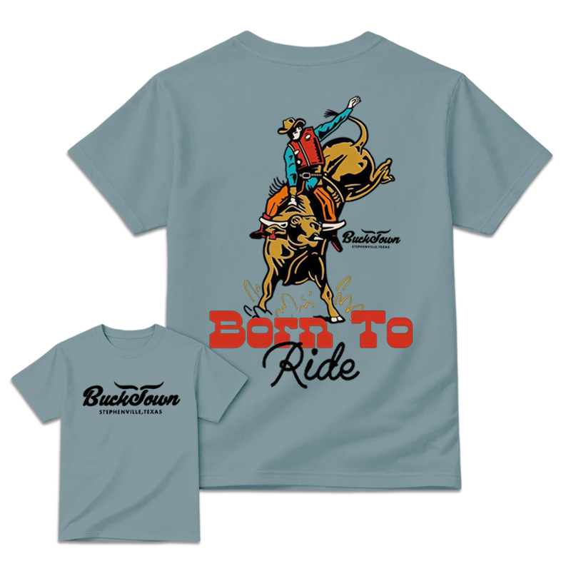 Born To Ride Bucktown Rodeo World Champion Western Country Shirt
