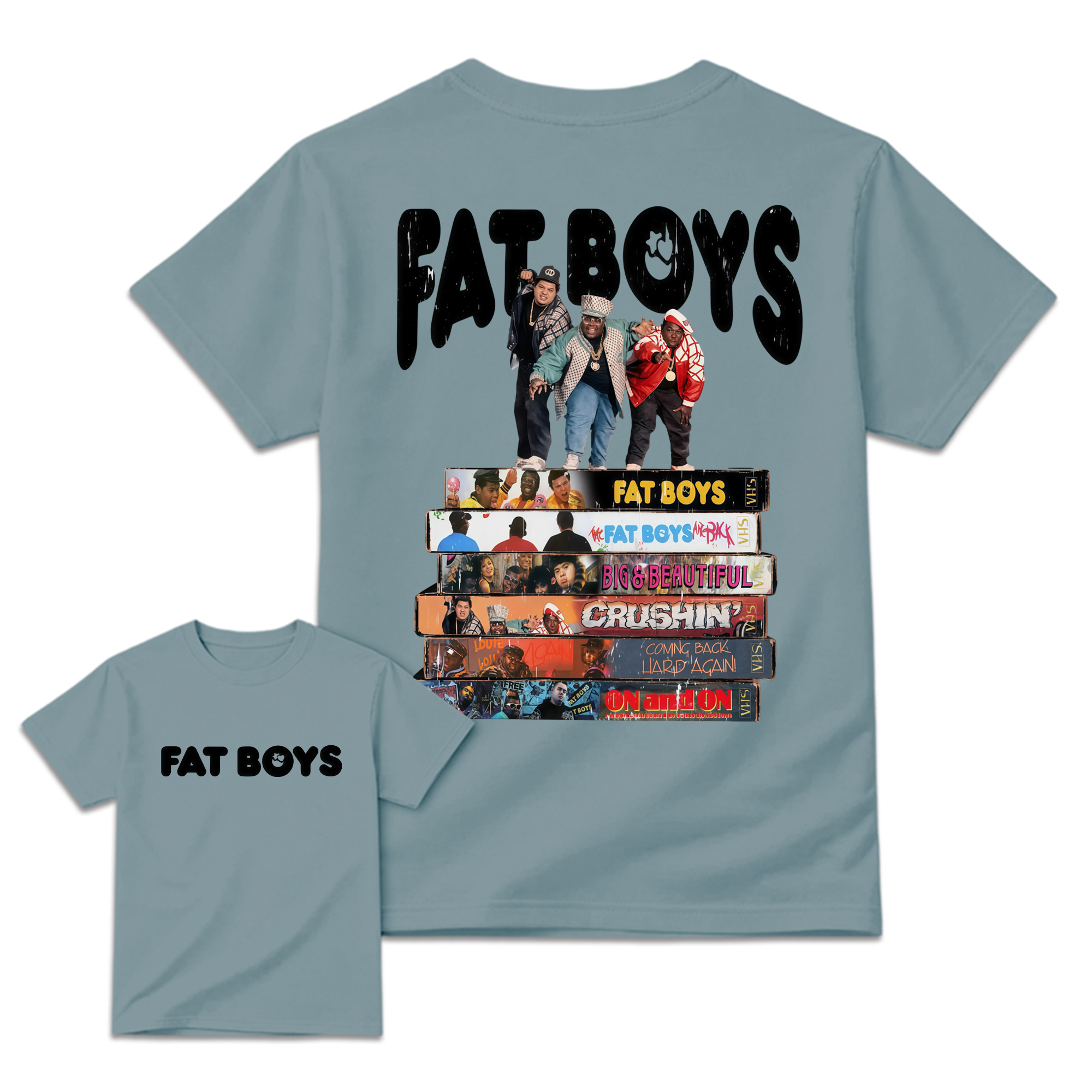 Vintage FAT B0YS Album T-Shirt, Graphic Hip Hop Music Band Shirt