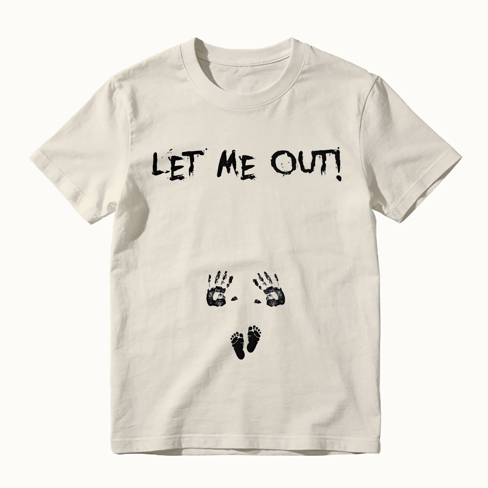 Let Me Out Funny Pregnancy Announcement Halloween T-Shirt