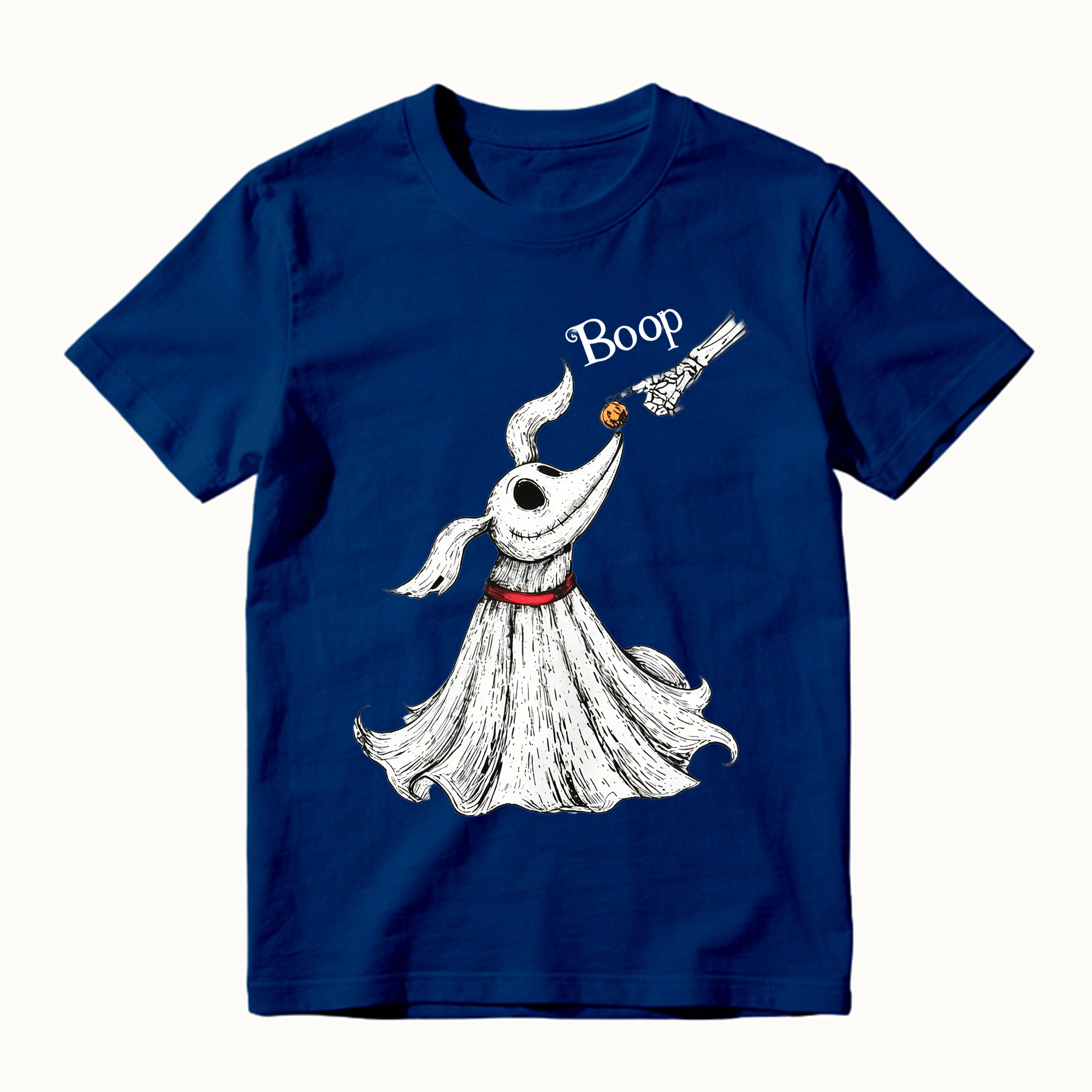 Zero Dog Boop Skeleton Hand Funny T-Shirt