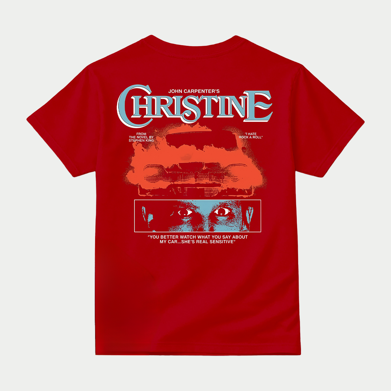 Christ1ne Inspired Retro Car Horror Movie T-Shirt