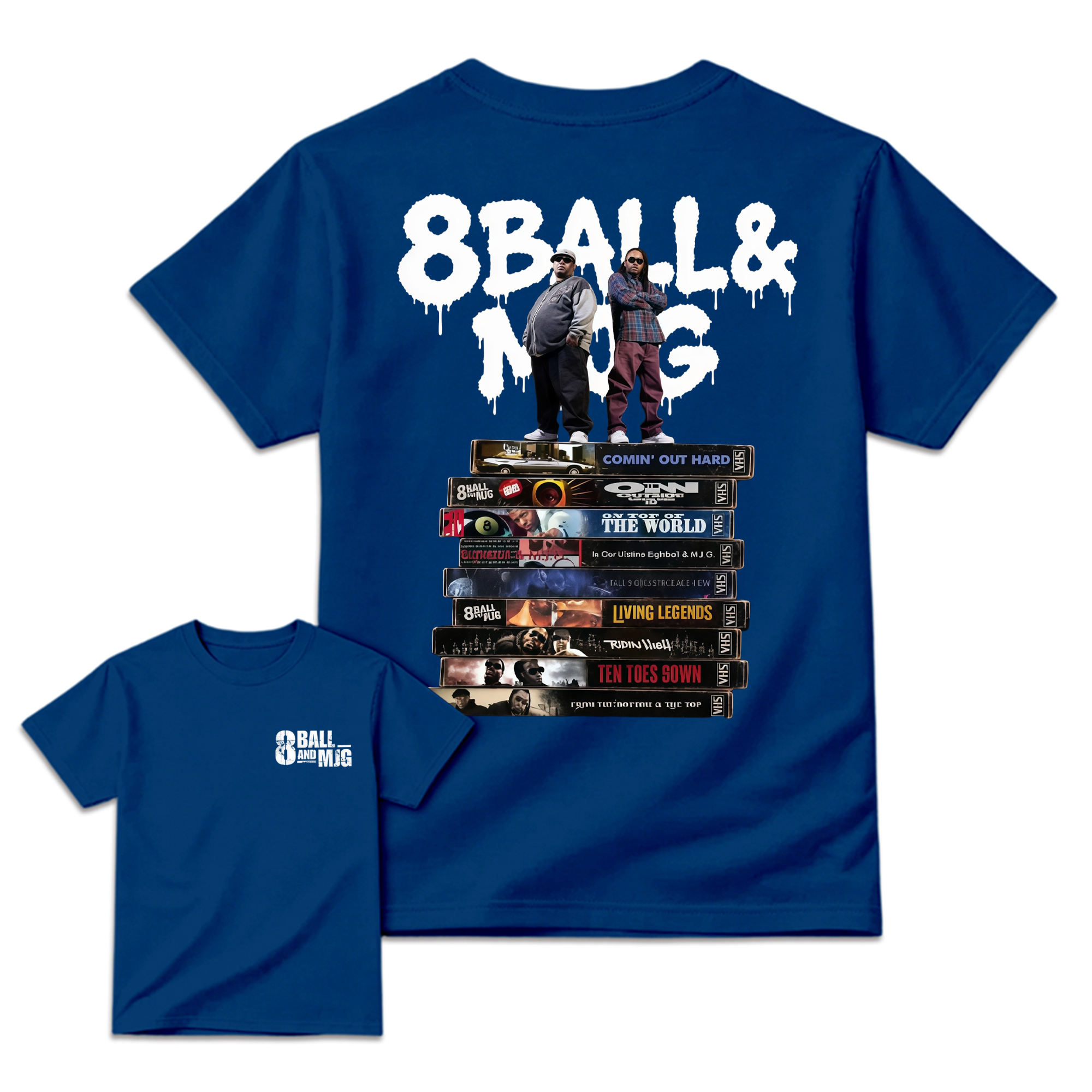Vintage 8Ball & MJG Album Hip Hop Music Band Shirt