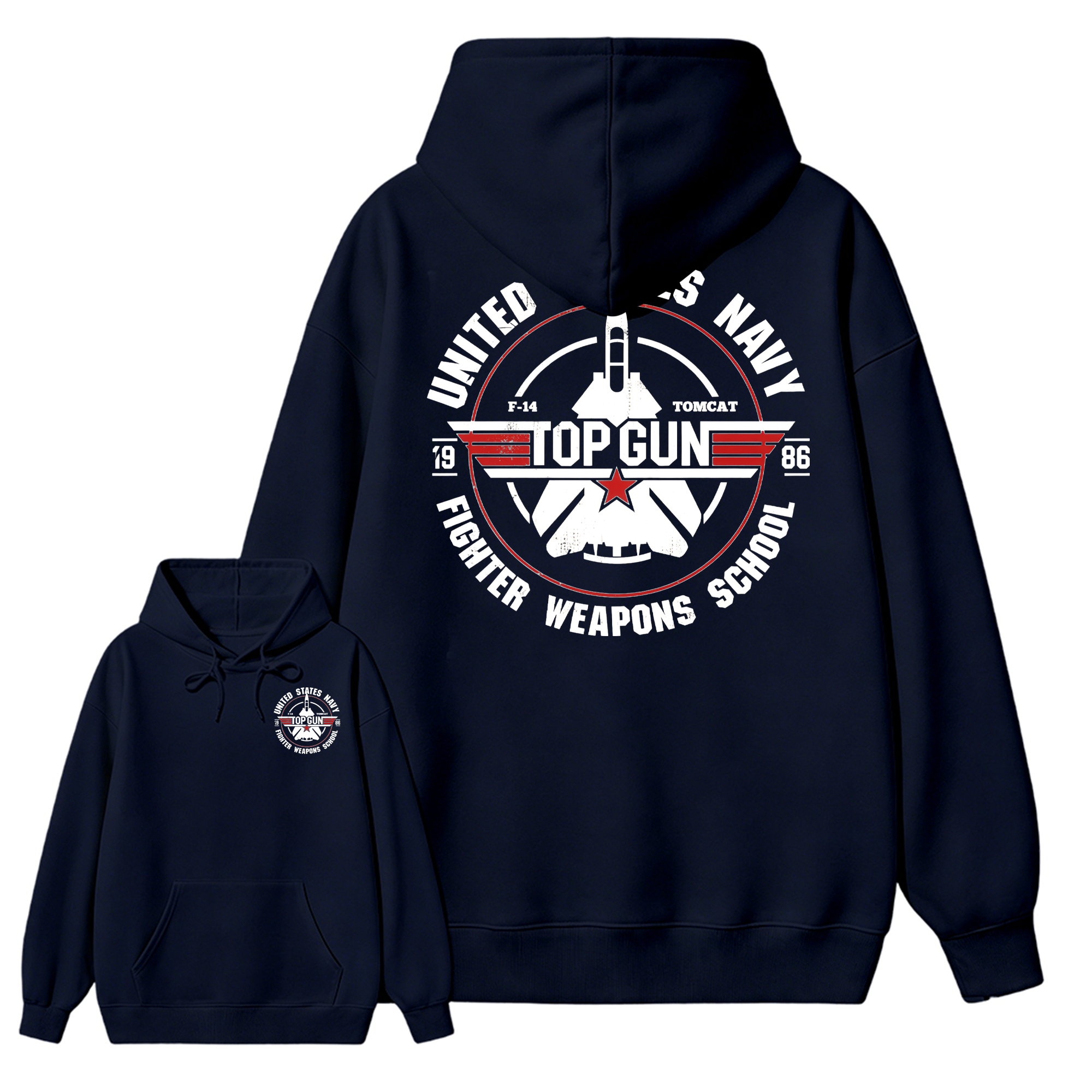 T0p Gun Vintage 80s Fighter Pilot Graphic Hoodie, Retro Military Aviation Hoodie, Navy Fighter Jet Unisex Hoodie
