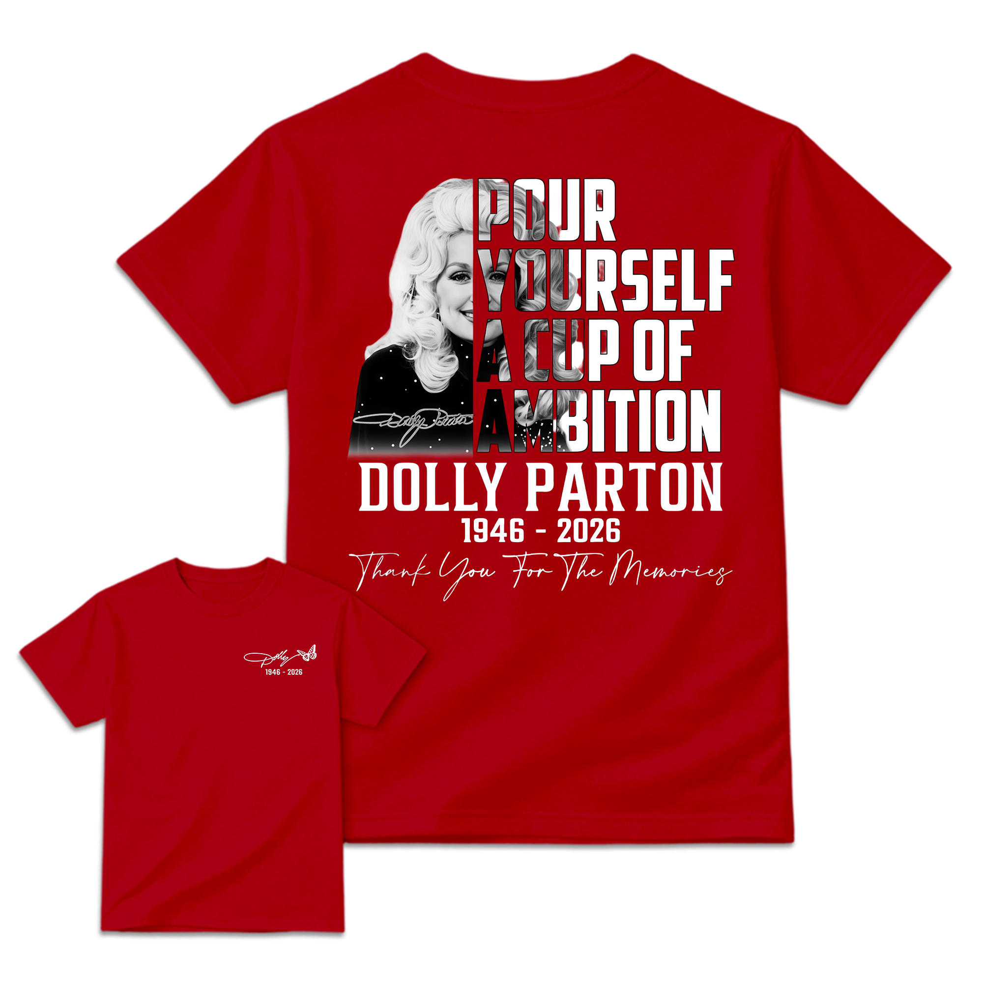 Pour Yourself A Cup Of Ambition Country Music Legend T-Shirt