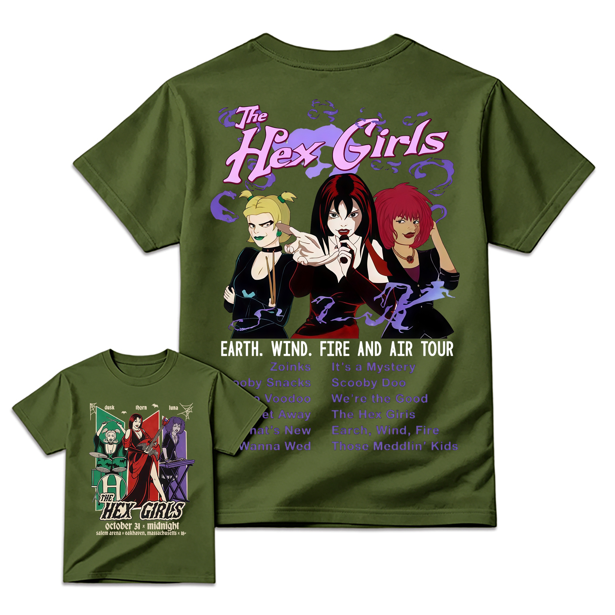 The He× Girls Rock Band Music Halloween Retro 90s Unisex Shirt