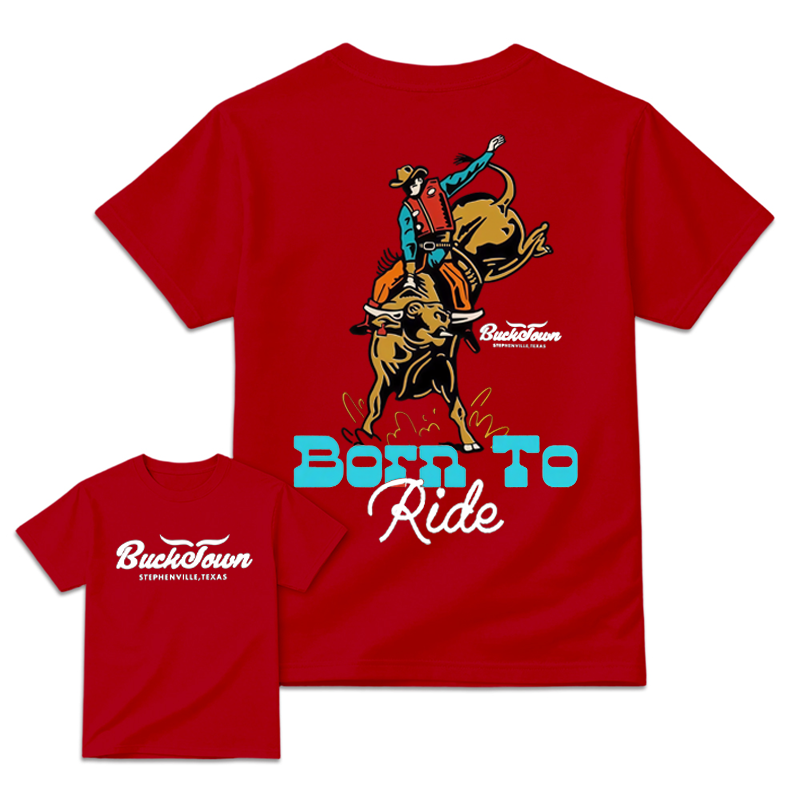 Born To Ride Bucktown Rodeo World Champion Western Country Shirt