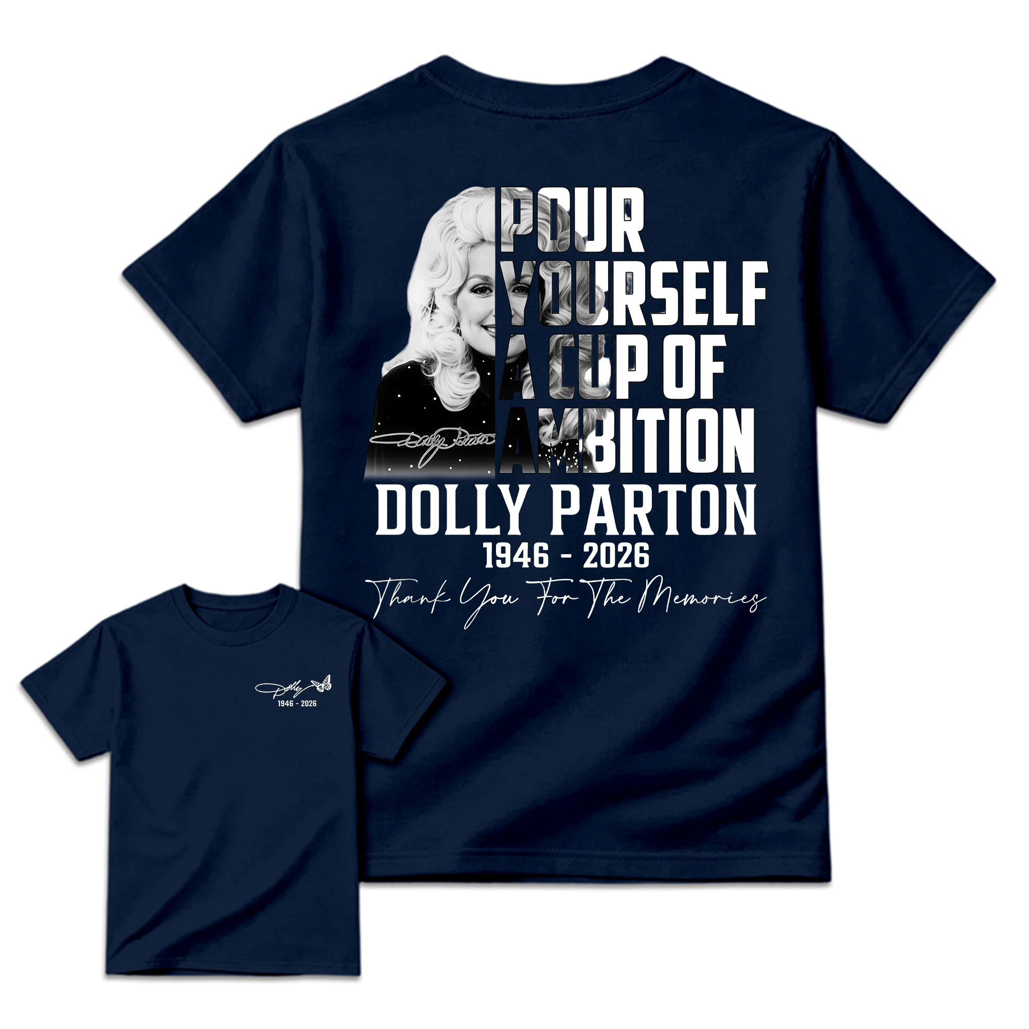 Pour Yourself A Cup Of Ambition Country Music Legend T-Shirt
