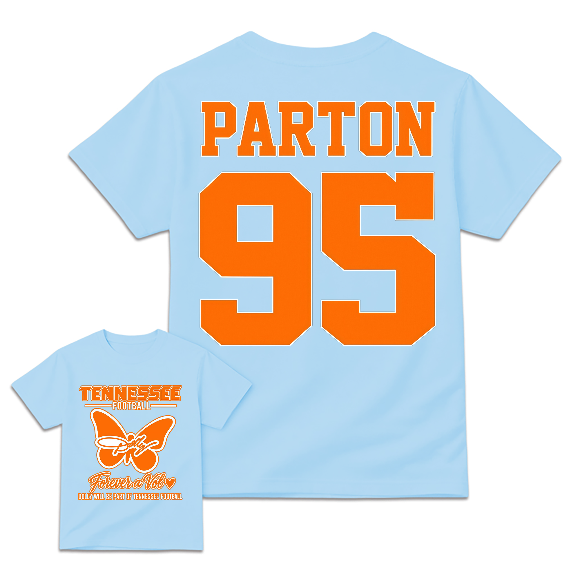 Parton 95 Tennessee Country Music Football Fan T-shirt