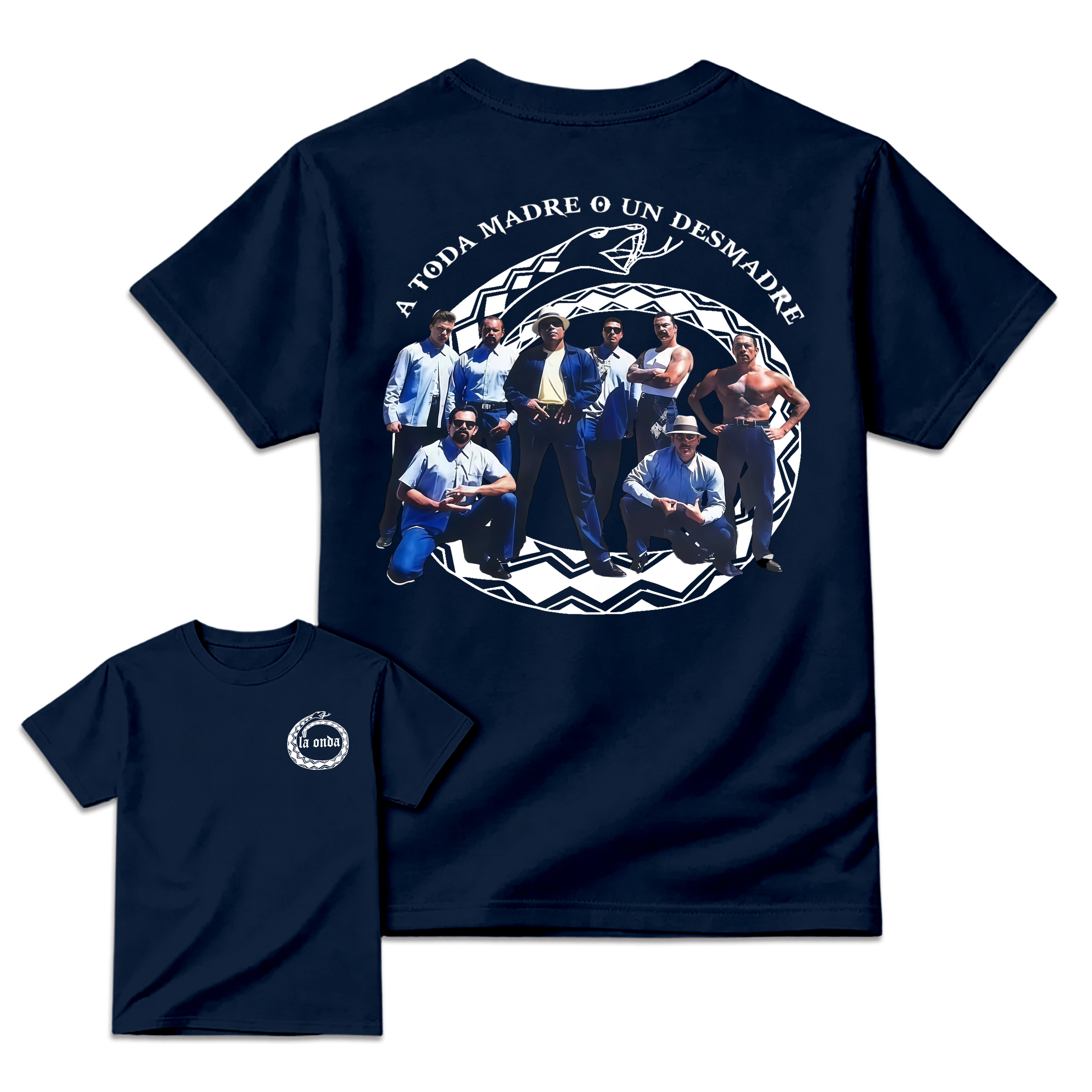 "A Toda Madre O Un Desmadre"- Vintage Chicano Homies T-shirt